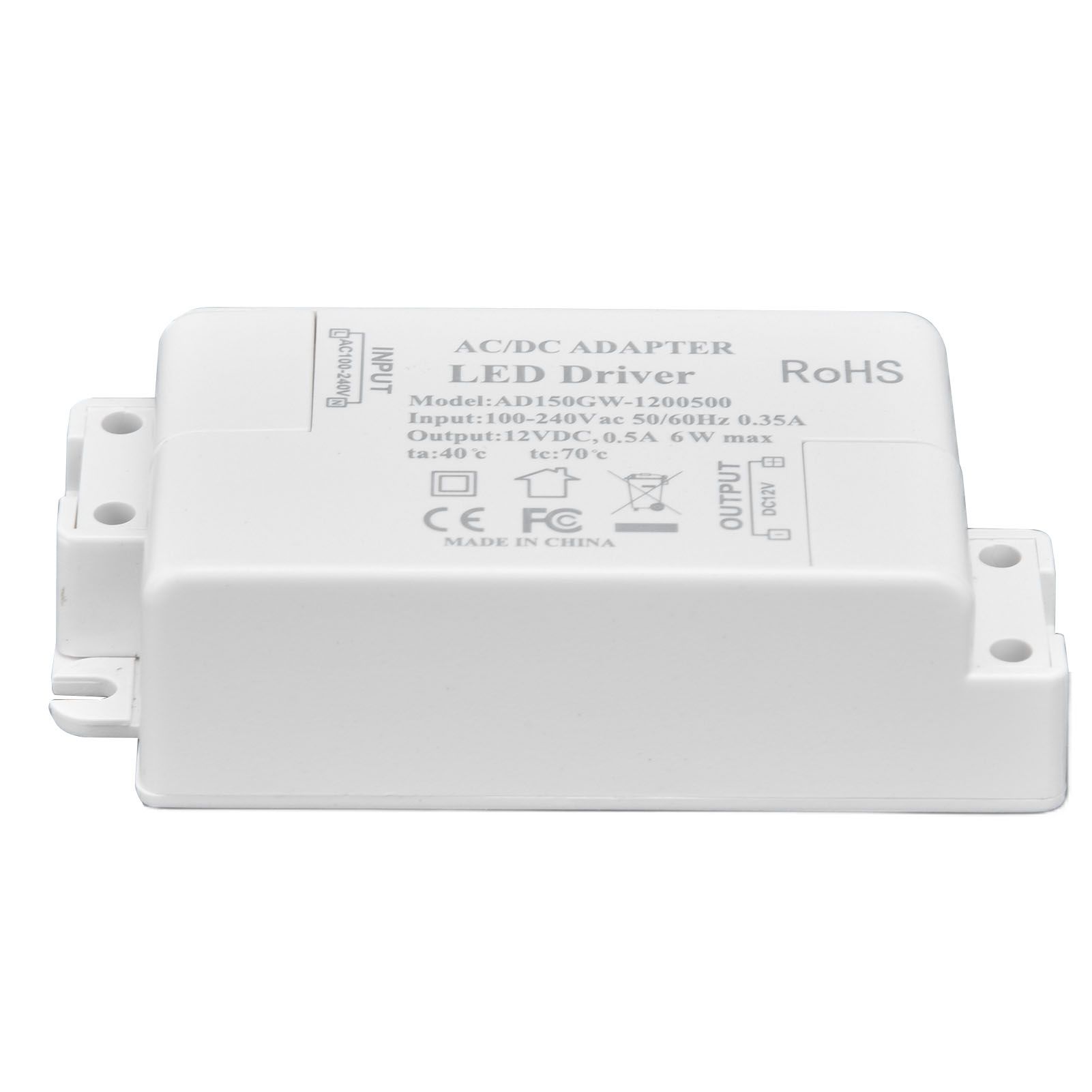 LED Driver Input AC100‑240V 0.35A Output DC12V 0.5A 6W LED Transformer for Bathroom - Image 6