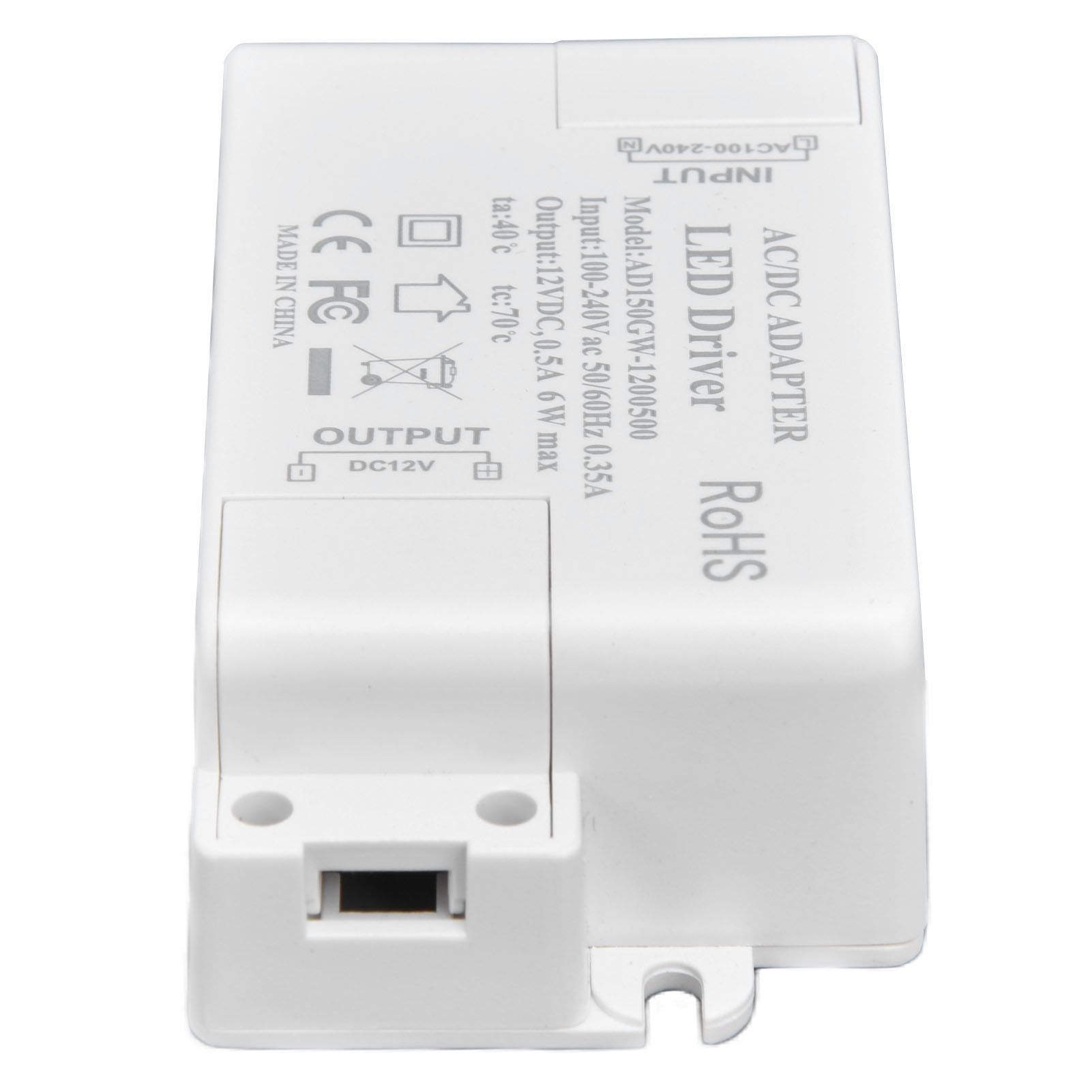 LED Driver Input AC100‑240V 0.35A Output DC12V 0.5A 6W LED Transformer for Bathroom - Image 8