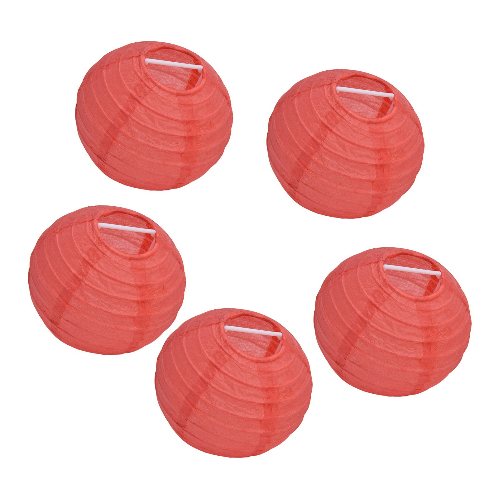 4 Inch Red Paper Lanterns Decorative Round Chinese Lanterns for Birthday Weddings - Image 5