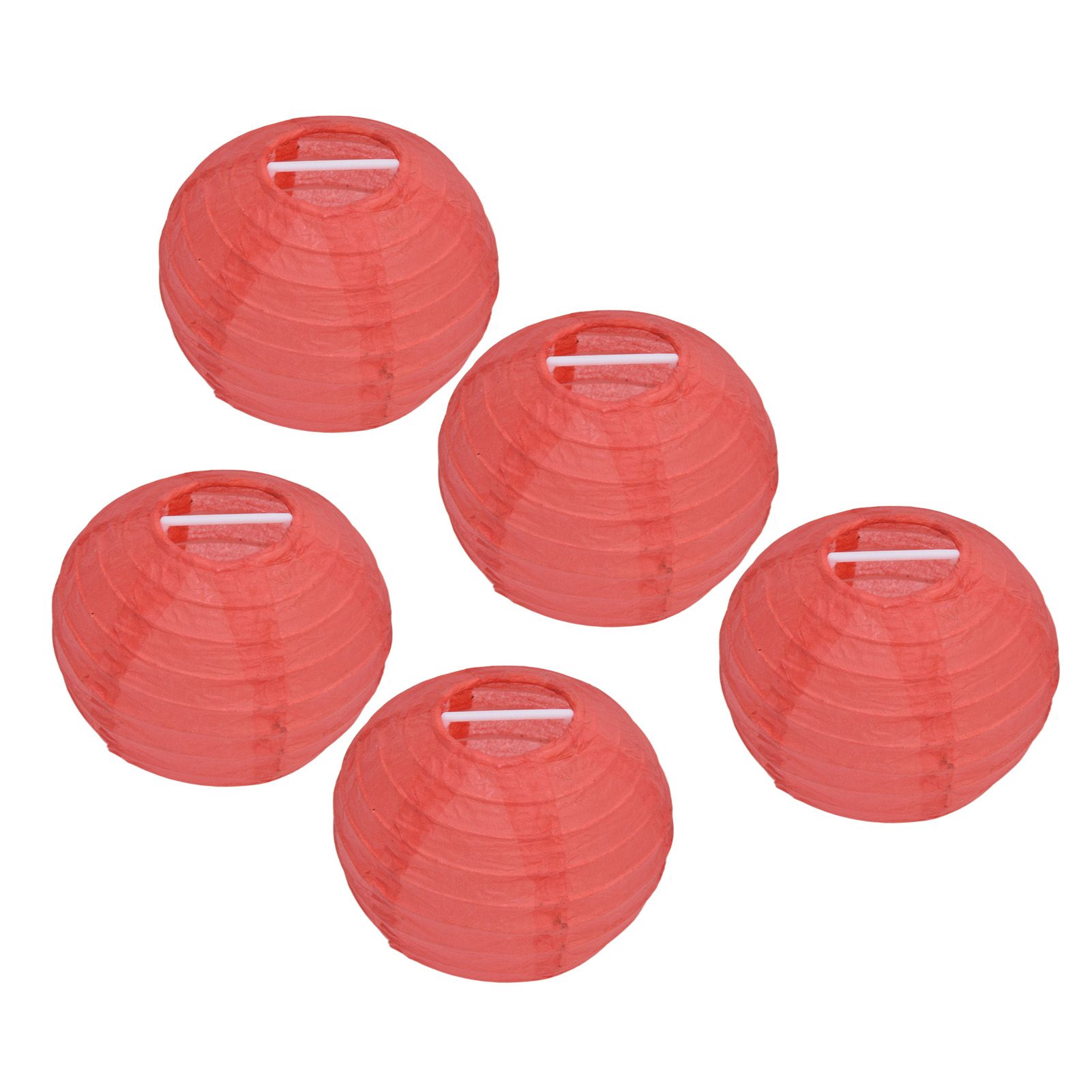 4 Inch Red Paper Lanterns Decorative Round Chinese Lanterns for Birthday Weddings - Image 6