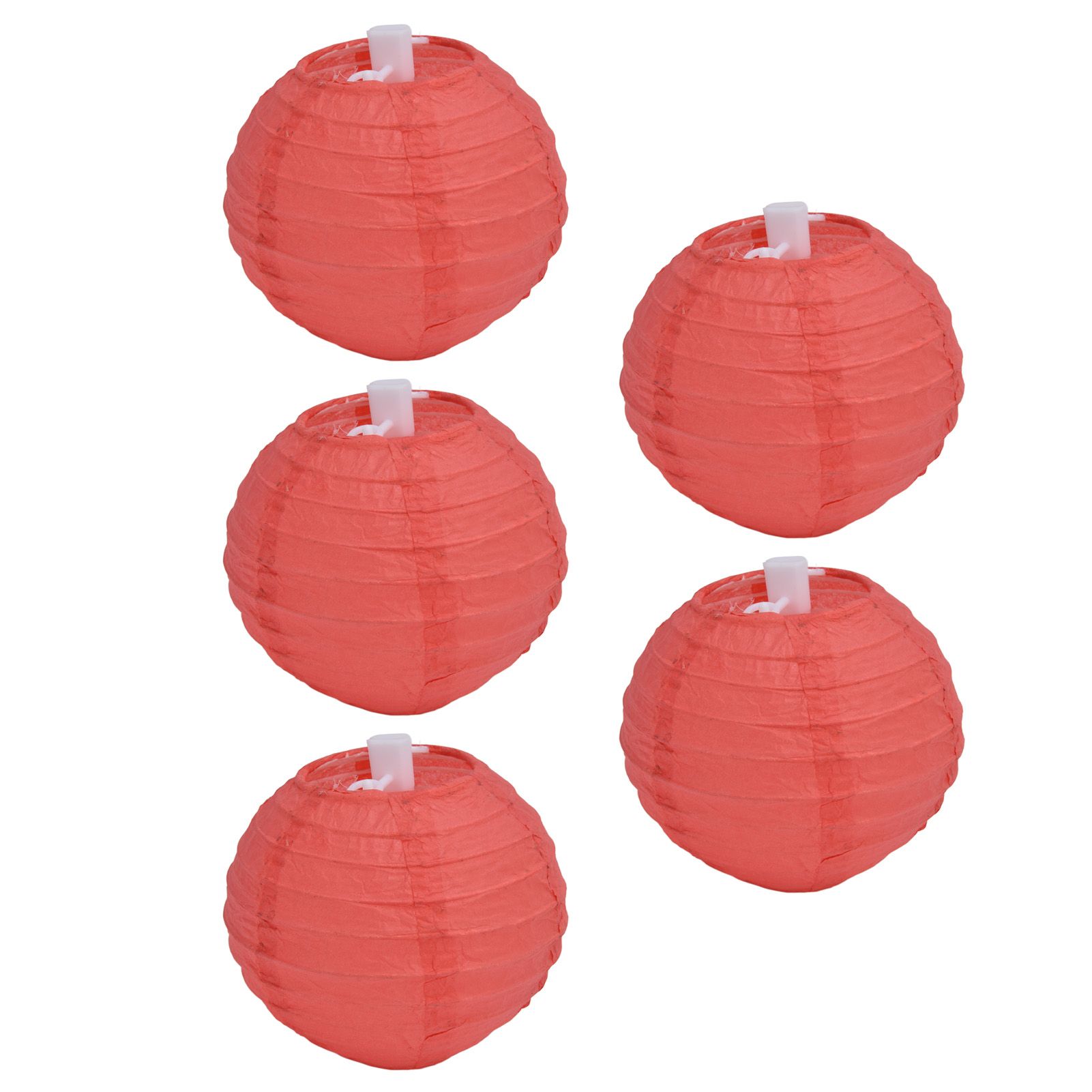 4 Inch Red Paper Lanterns Decorative Round Chinese Lanterns for Birthday Weddings - Image 7