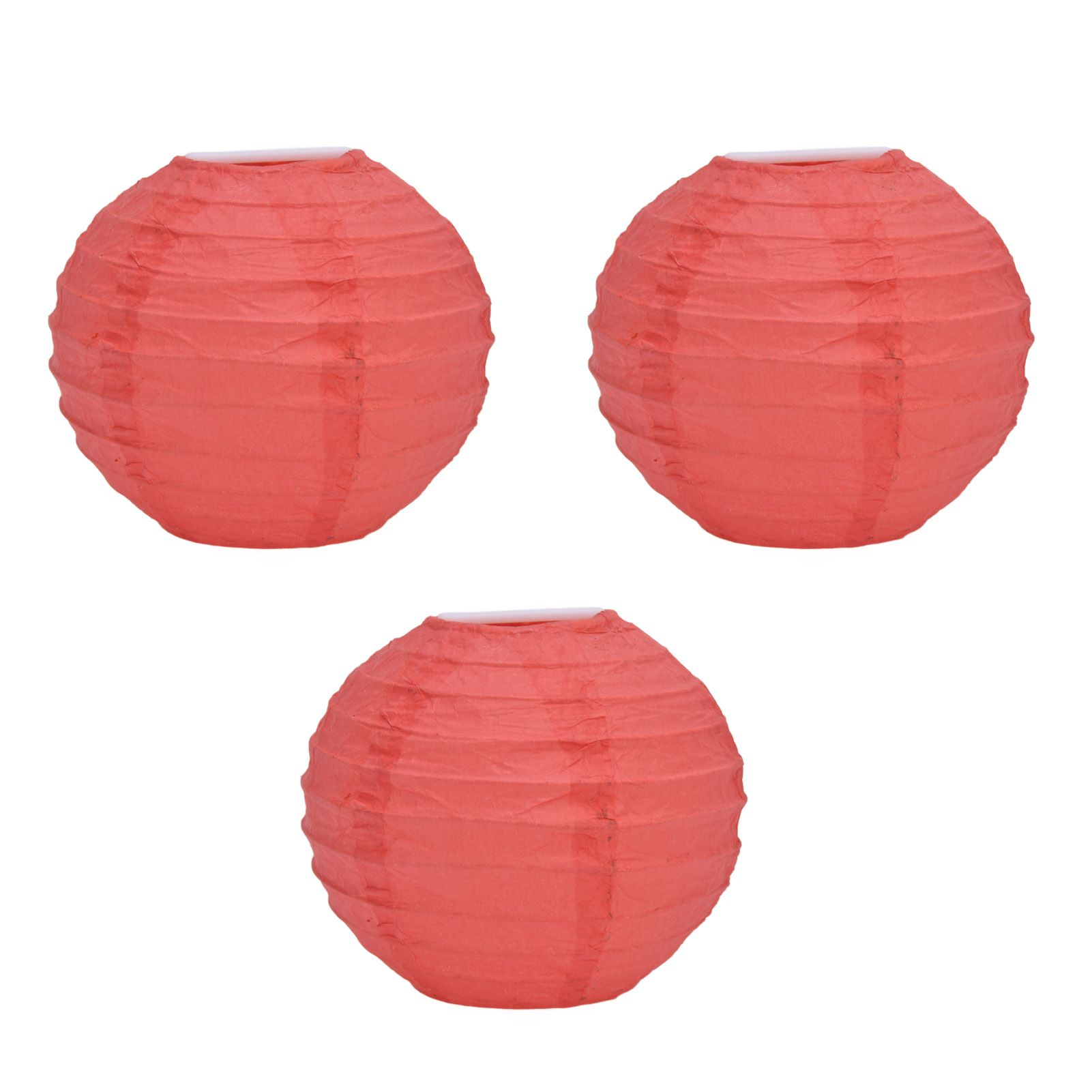 4 Inch Red Paper Lanterns Decorative Round Chinese Lanterns for Birthday Weddings - Image 8