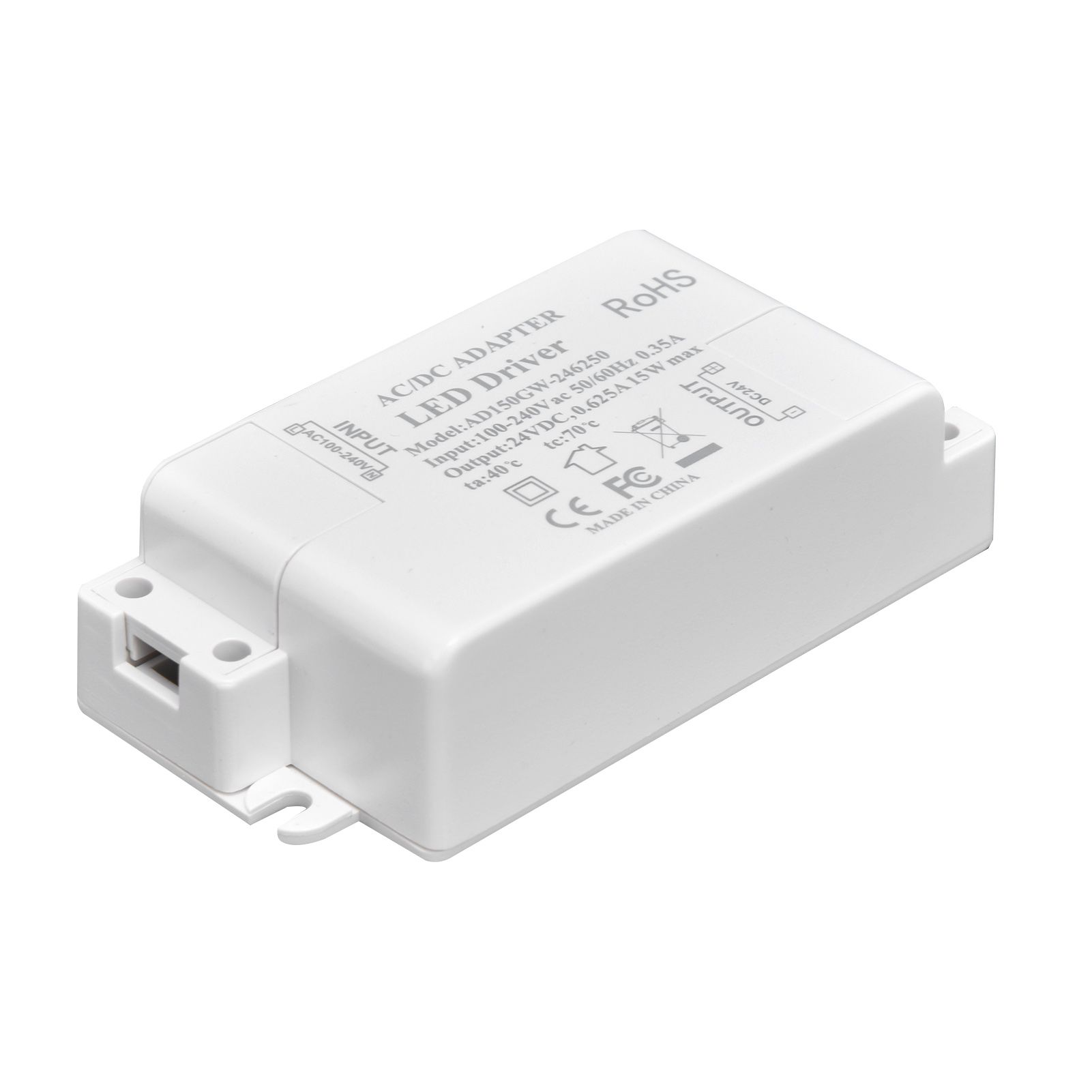 LED Driver DC24V 0.625A 15W DIY Lamp Low Voltage LED Driver Transformer AC 100‑240V - Image 7