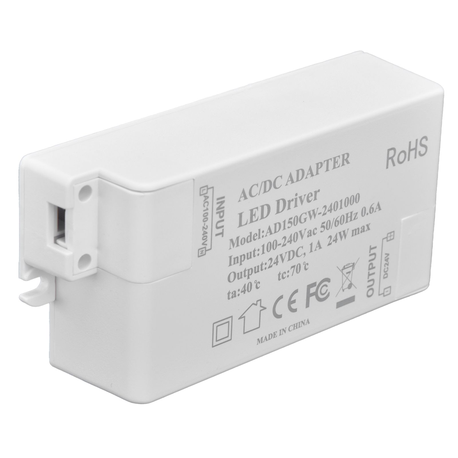 DC 24V 24W 1A LED Driver Constant Voltage Flame Retardant Efficient DIY LED Power Supply AC 100‑240V - Image 3