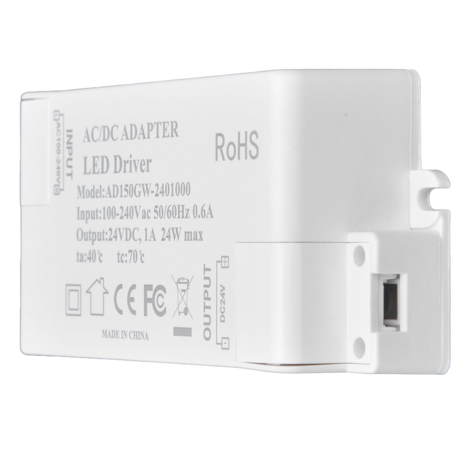 DC 24V 24W 1A LED Driver Constant Voltage Flame Retardant Efficient DIY LED Power Supply AC 100‑240V - Image 4