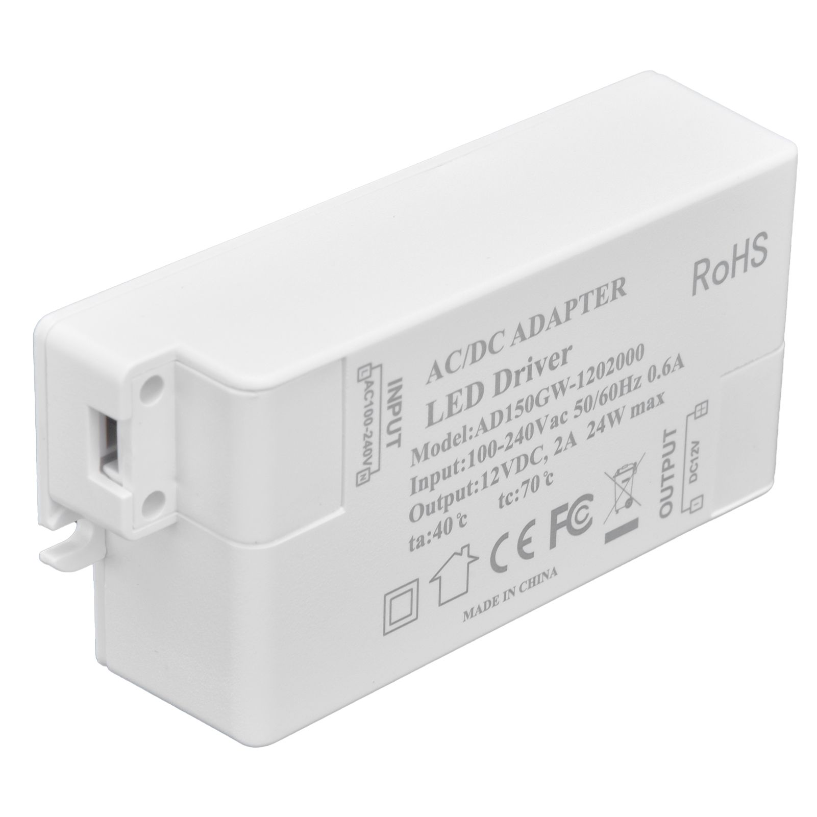 DC12V 24W 2A LED Driver Constant Voltage Multifunctional DIY LED Light Transformer AC 100‑240V - Image 5