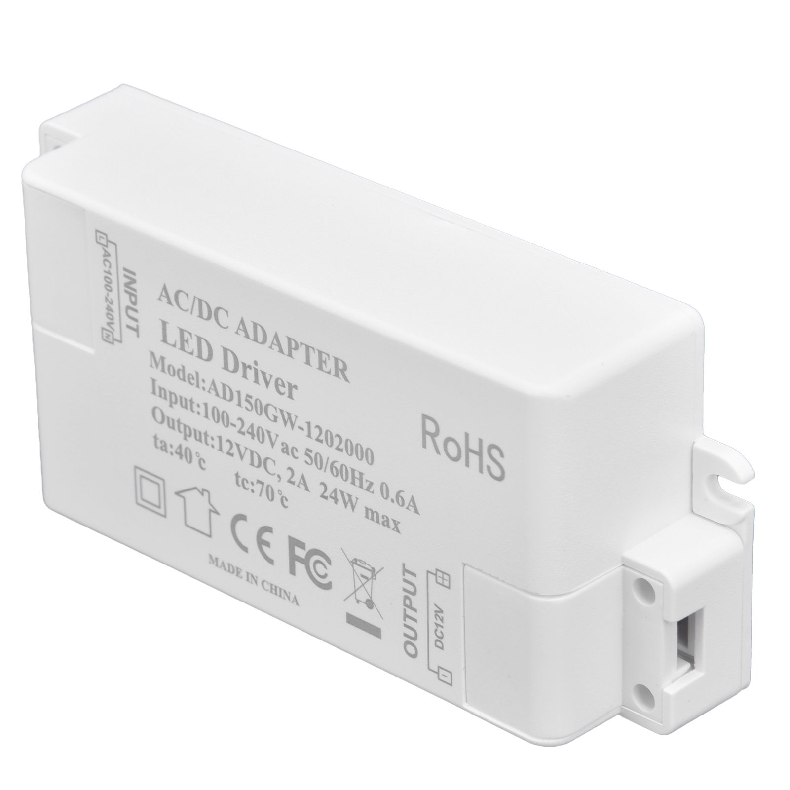DC12V 24W 2A LED Driver Constant Voltage Multifunctional DIY LED Light Transformer AC 100‑240V - Image 7