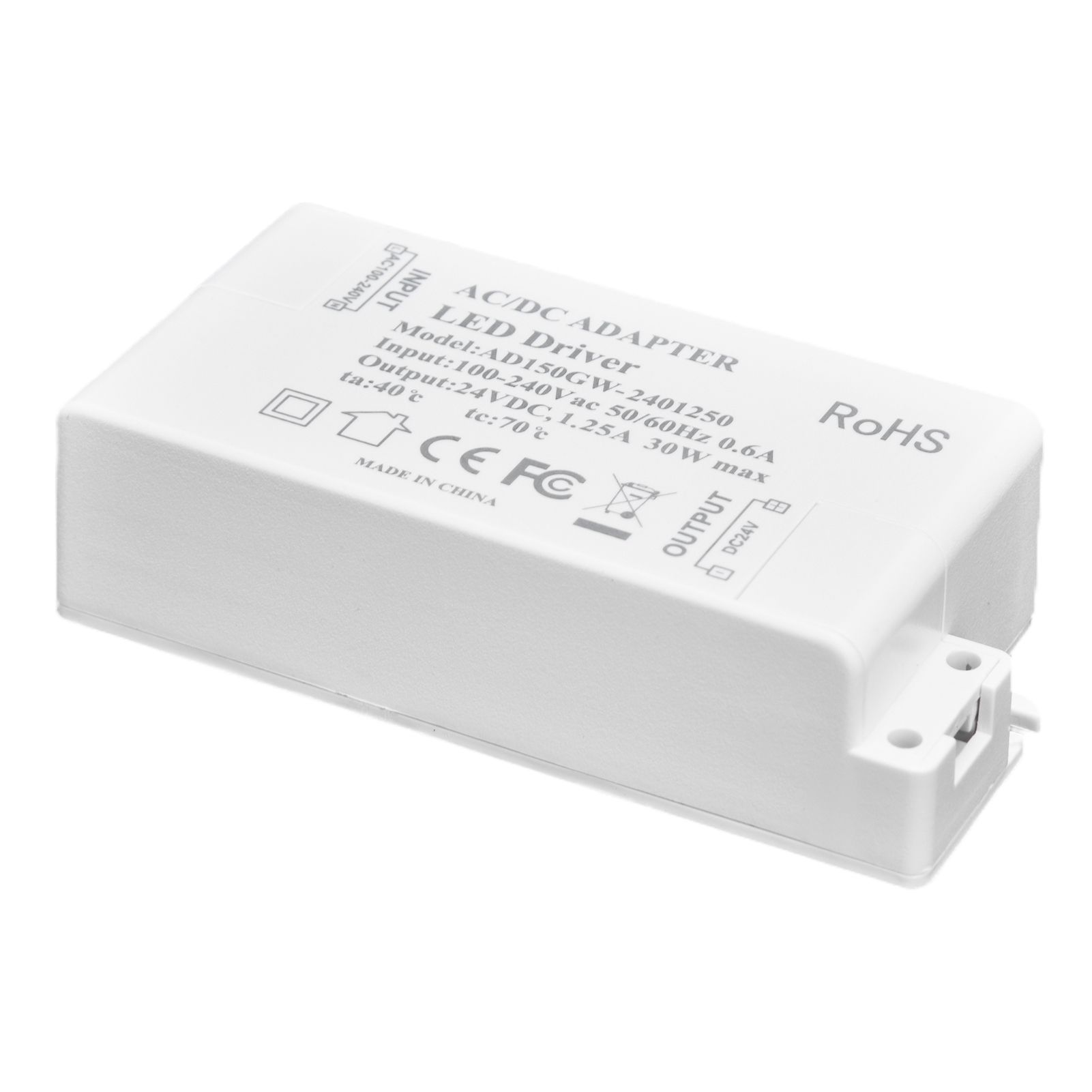 30W DC 24V 1.25A LED Driver Constant Voltage Professional LED Light Transformer AC 100‑240V - Image 3