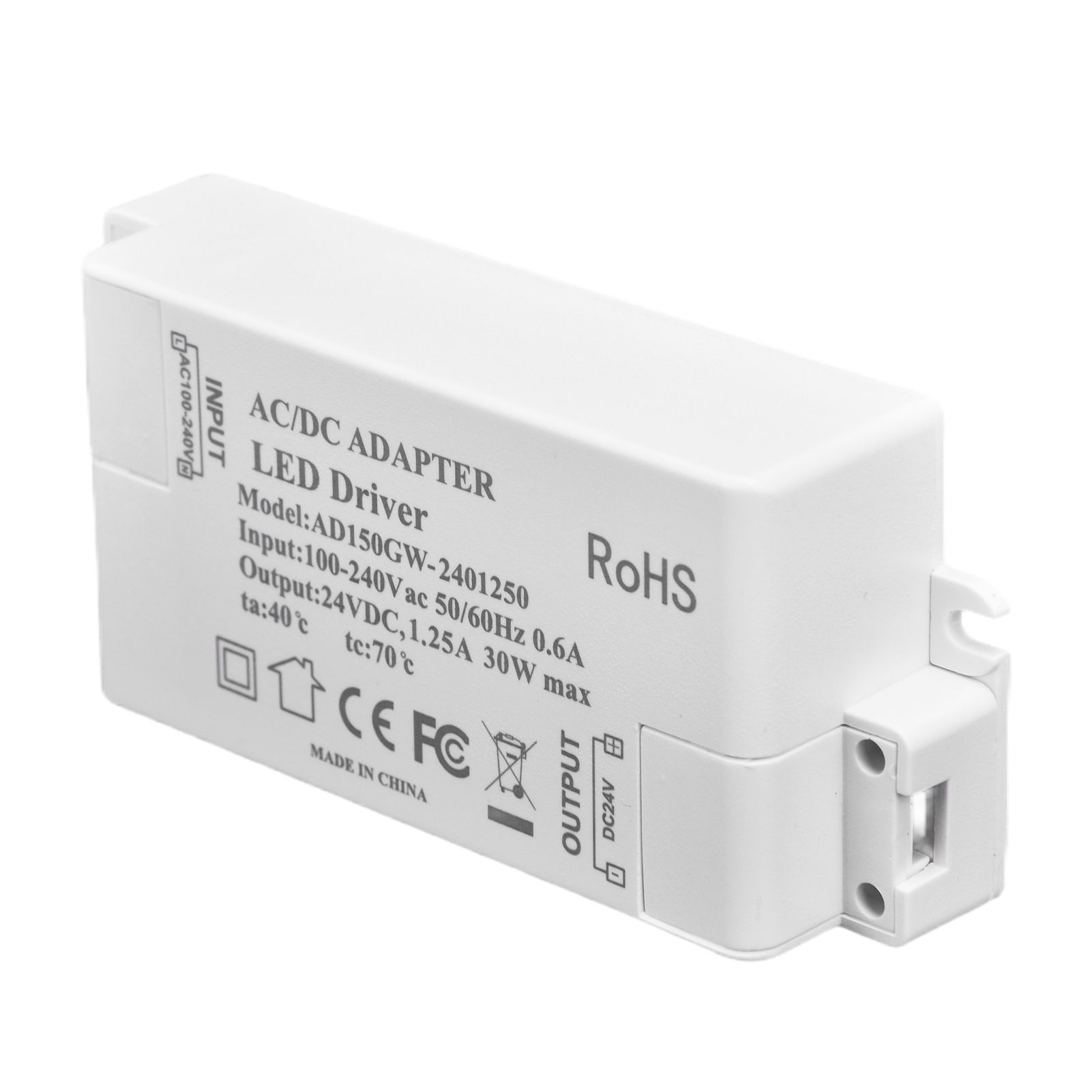 30W DC 24V 1.25A LED Driver Constant Voltage Professional LED Light Transformer AC 100‑240V - Image 6