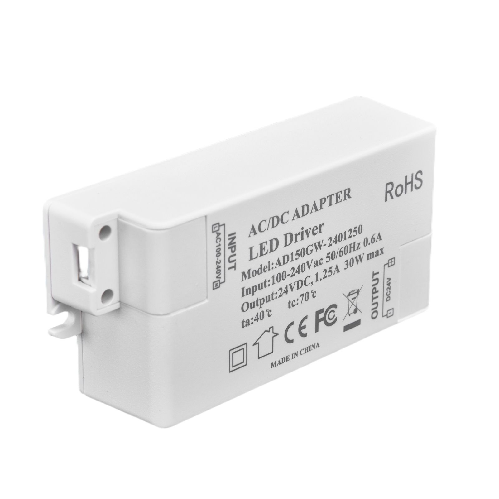 30W DC 24V 1.25A LED Driver Constant Voltage Professional LED Light Transformer AC 100‑240V - Image 8