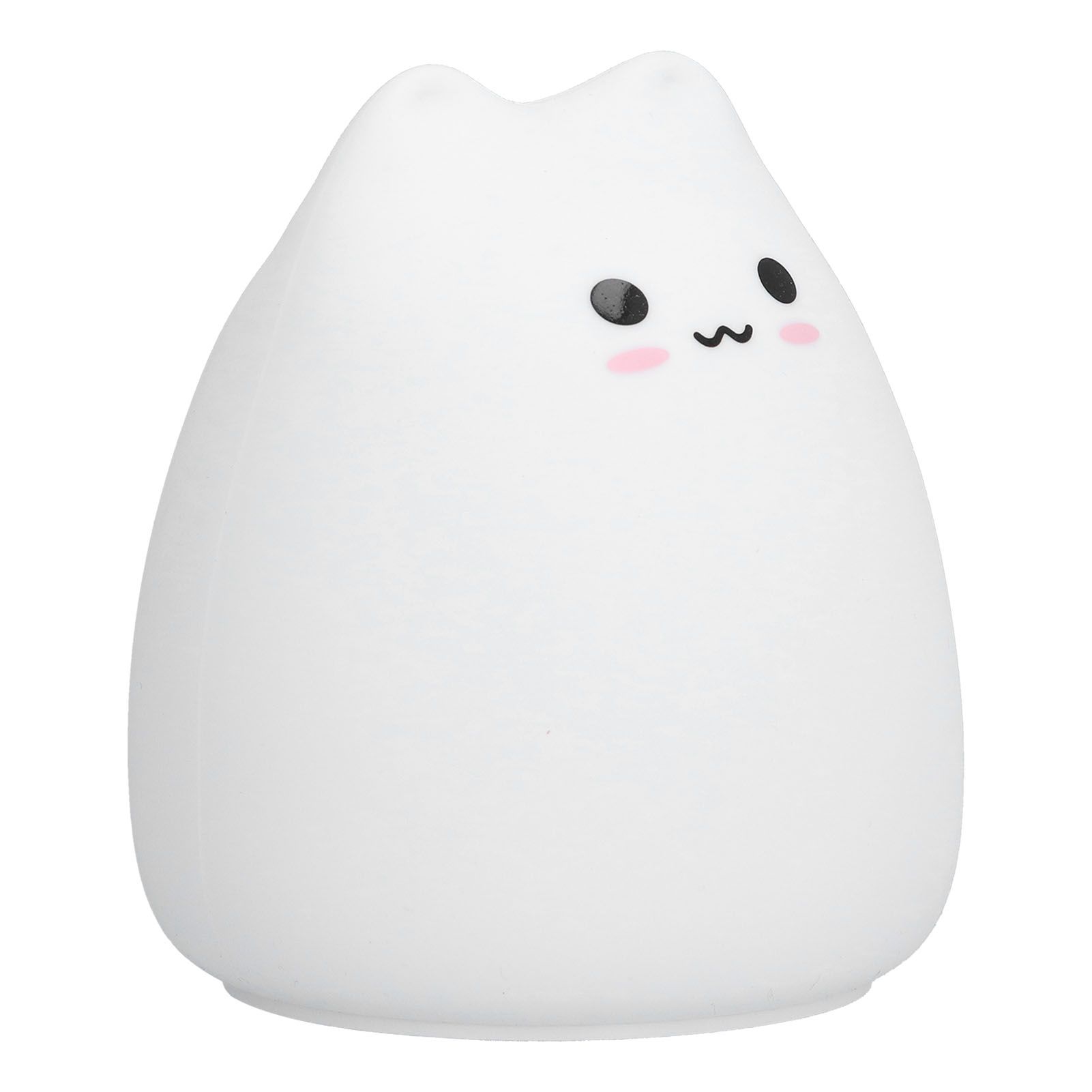 LED Tap Lamp Cat Shaped 7 Colors Changing Silicone Night Light for Home Bedroom Children's Room - Image 2