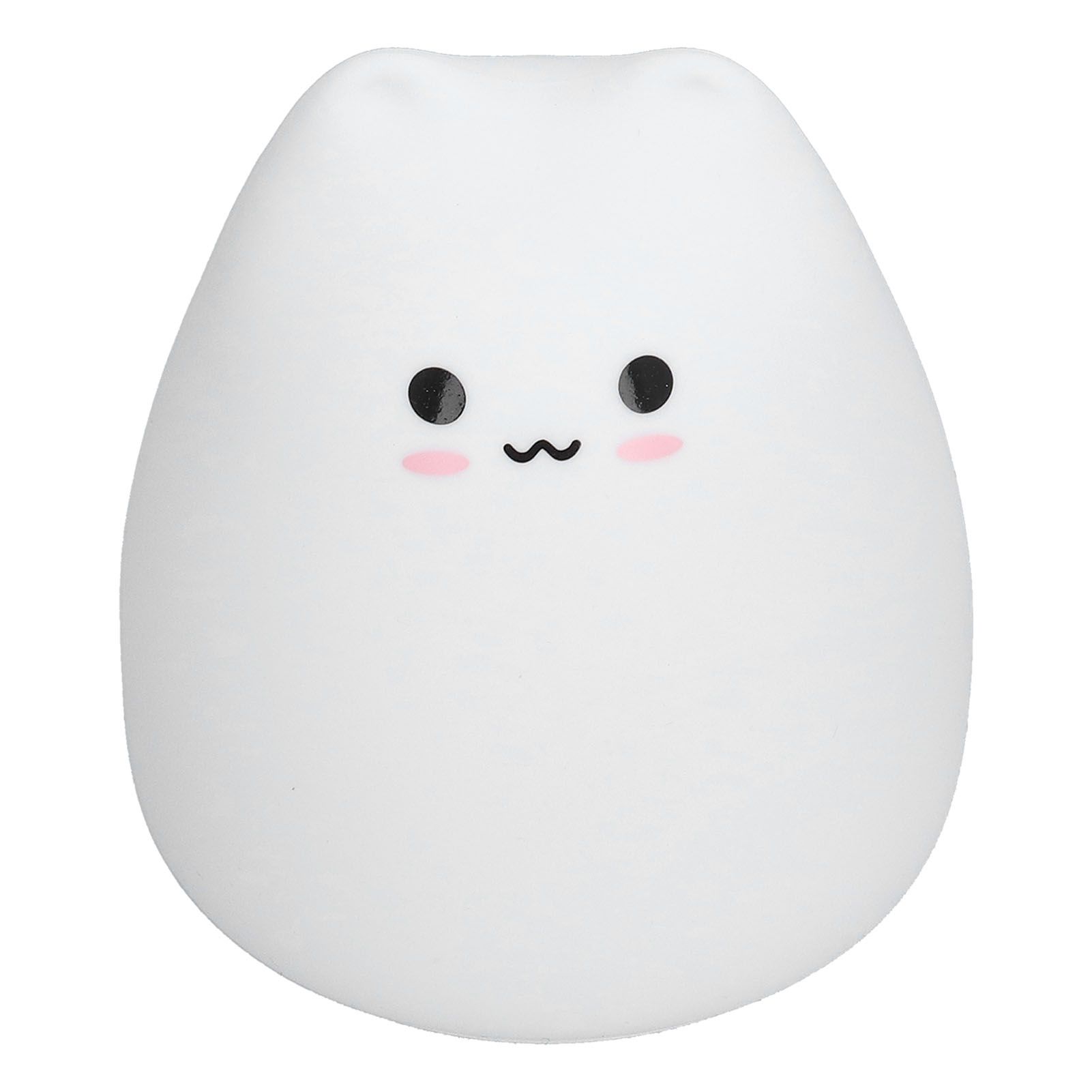 LED Tap Lamp Cat Shaped 7 Colors Changing Silicone Night Light for Home Bedroom Children's Room - Image 6
