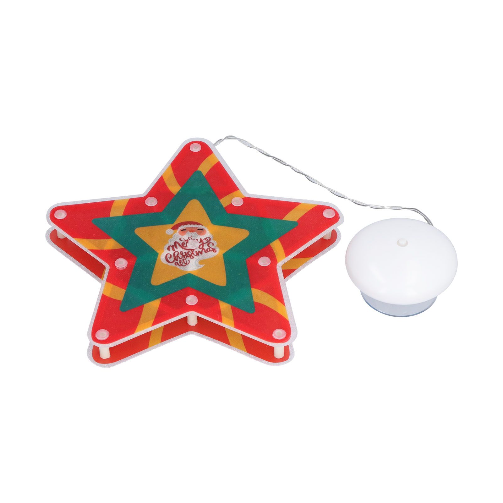 LED Christmas Cup Pendant Light LED Christmas Window Hanging Light with Suction Cup - Image 2