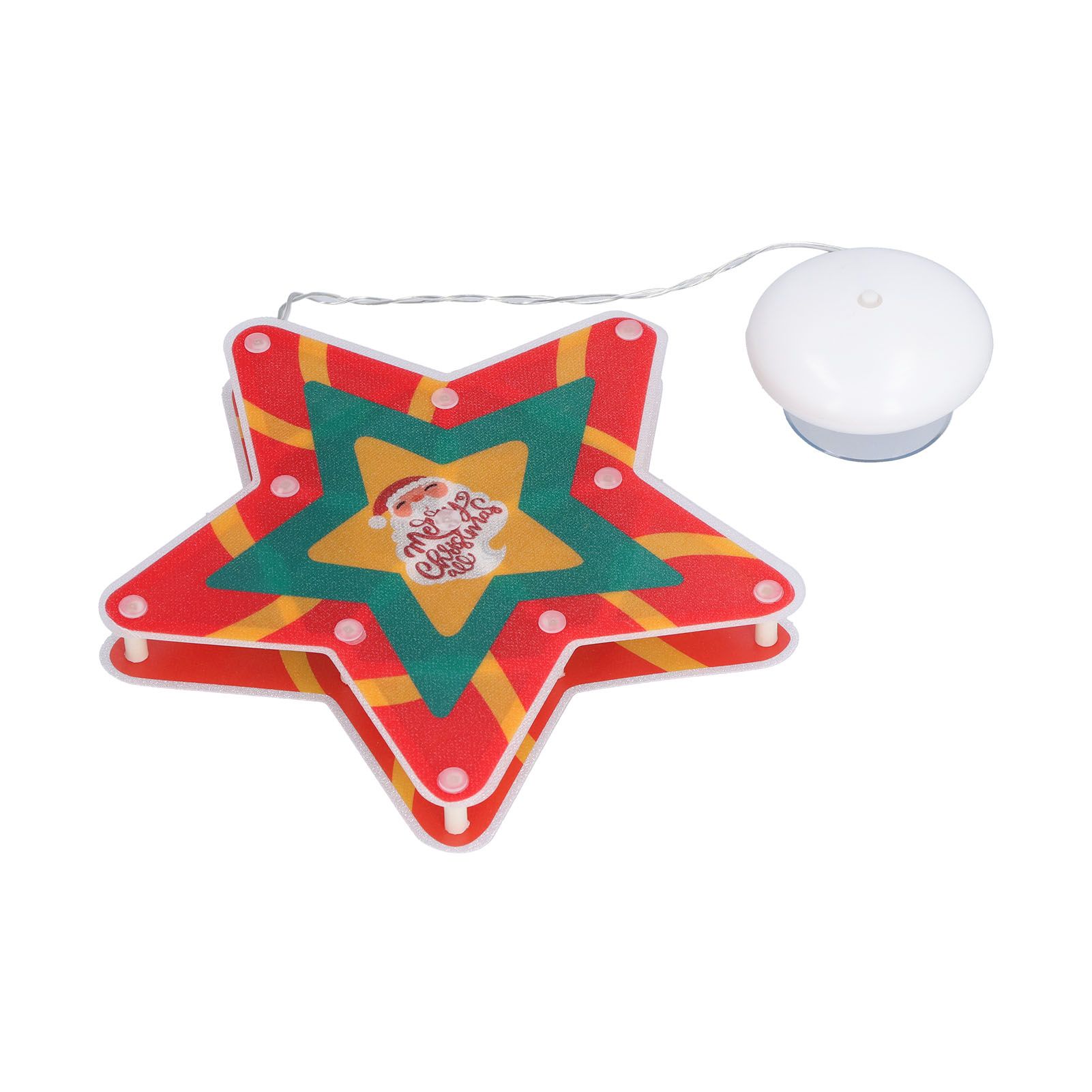 LED Christmas Cup Pendant Light LED Christmas Window Hanging Light with Suction Cup - Image 3