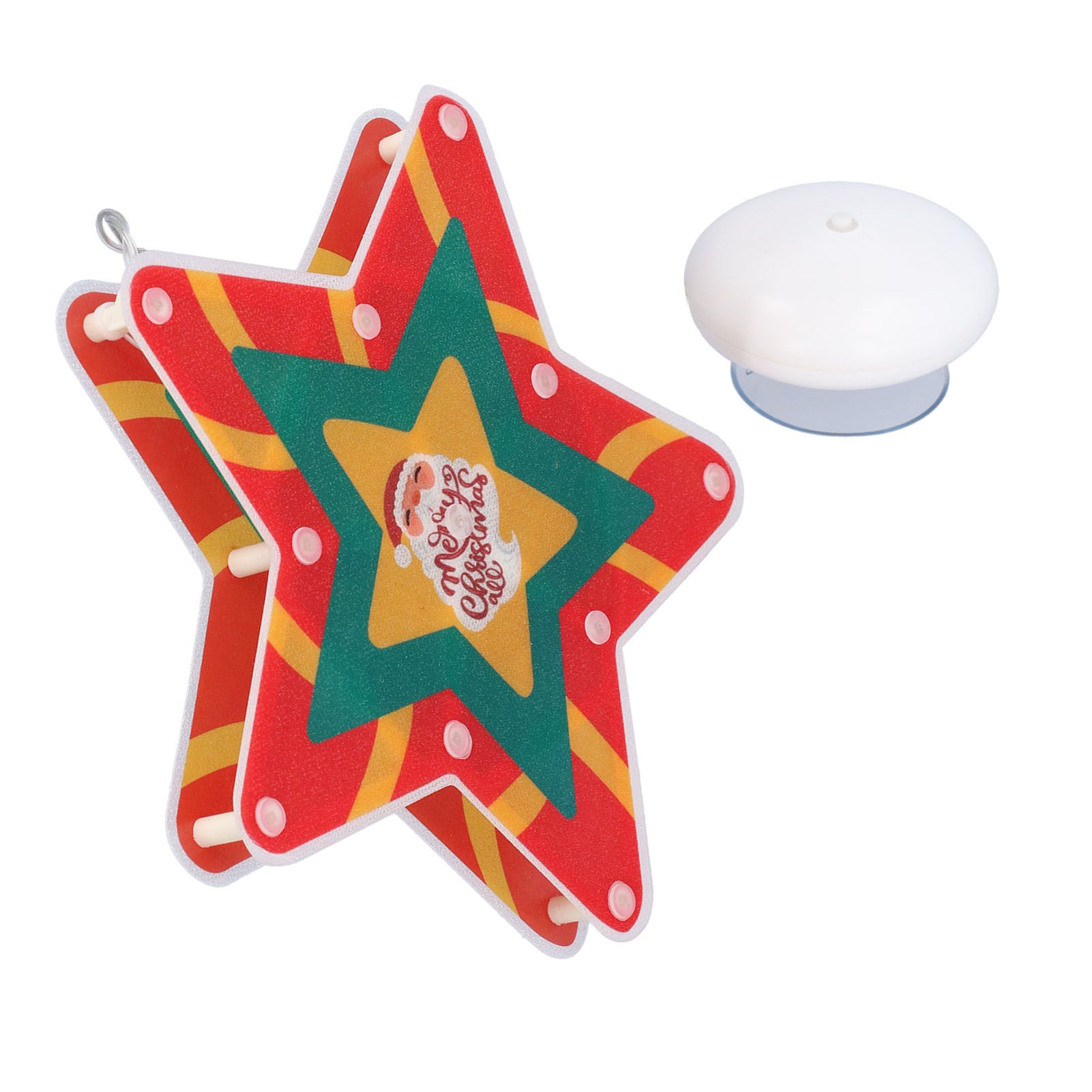 LED Christmas Cup Pendant Light LED Christmas Window Hanging Light with Suction Cup - Image 7