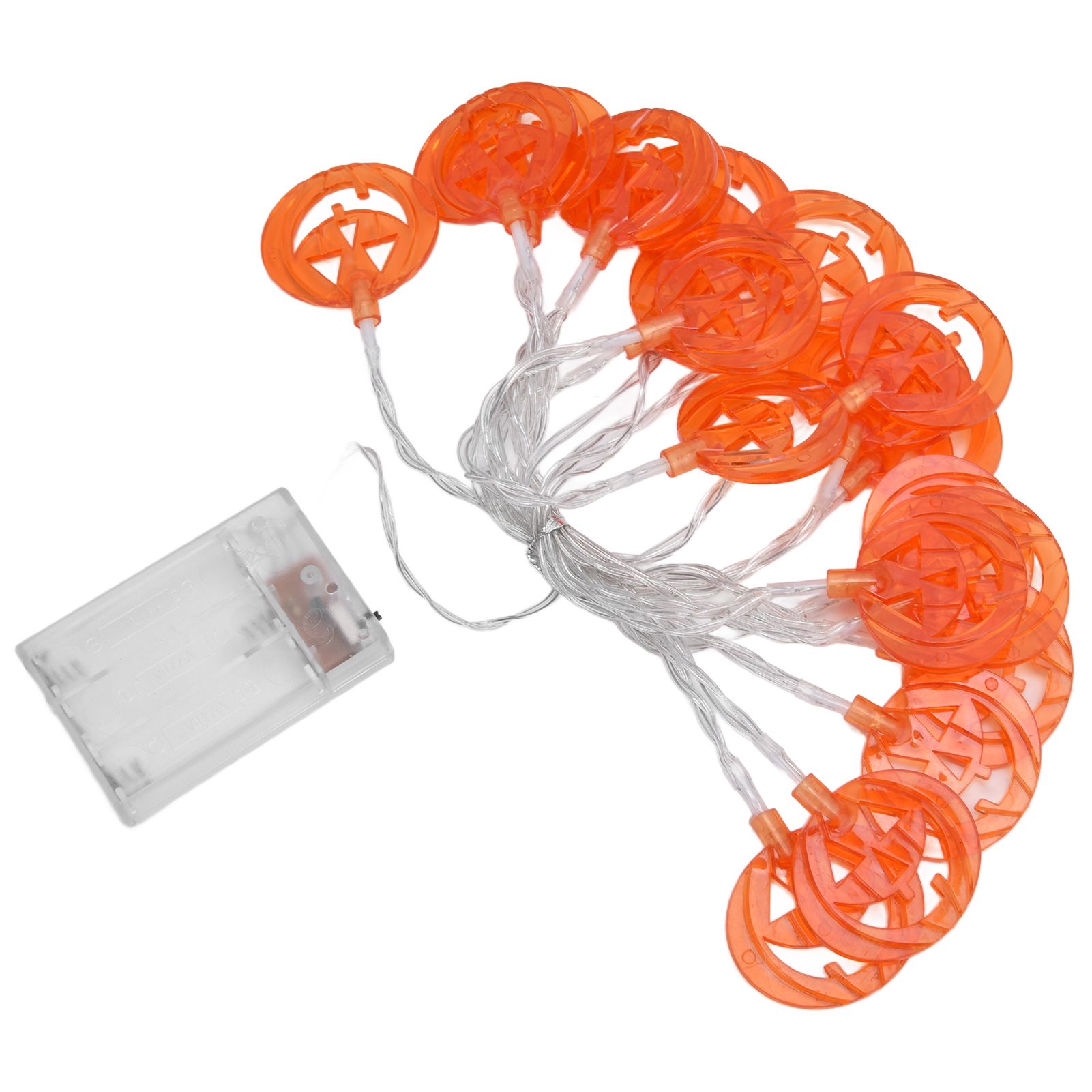 3 Meters Pumpkin String Light 20LED Decorative String Light for Halloween Festival Indoor Outdoor Party - Image 1