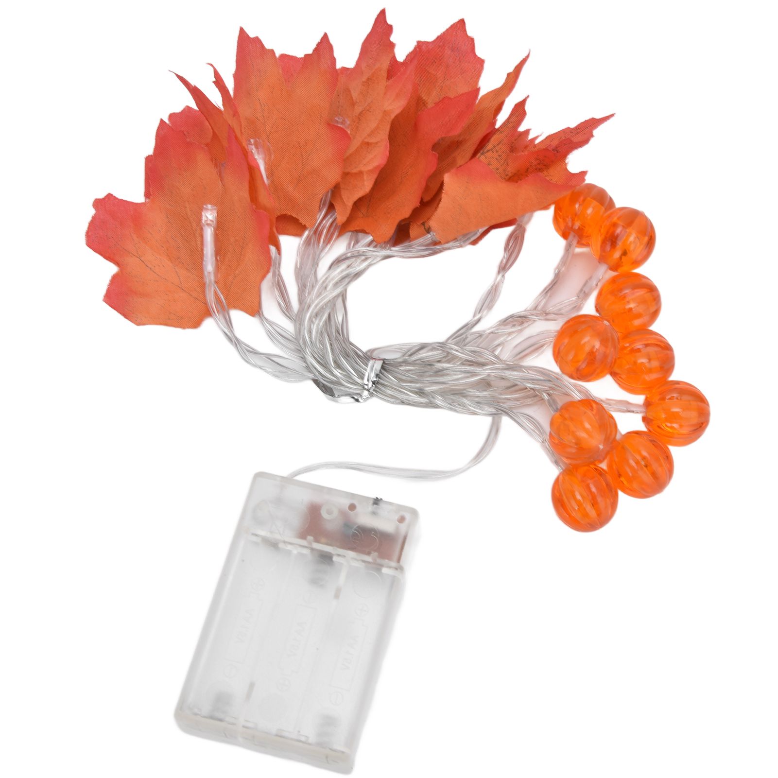 Maple Leaf String Light with Constant Light Flashing Dual Modes Indoor Outdoor Holiday Party Decors(3 m 9.8ft 20LED ) - Image 1