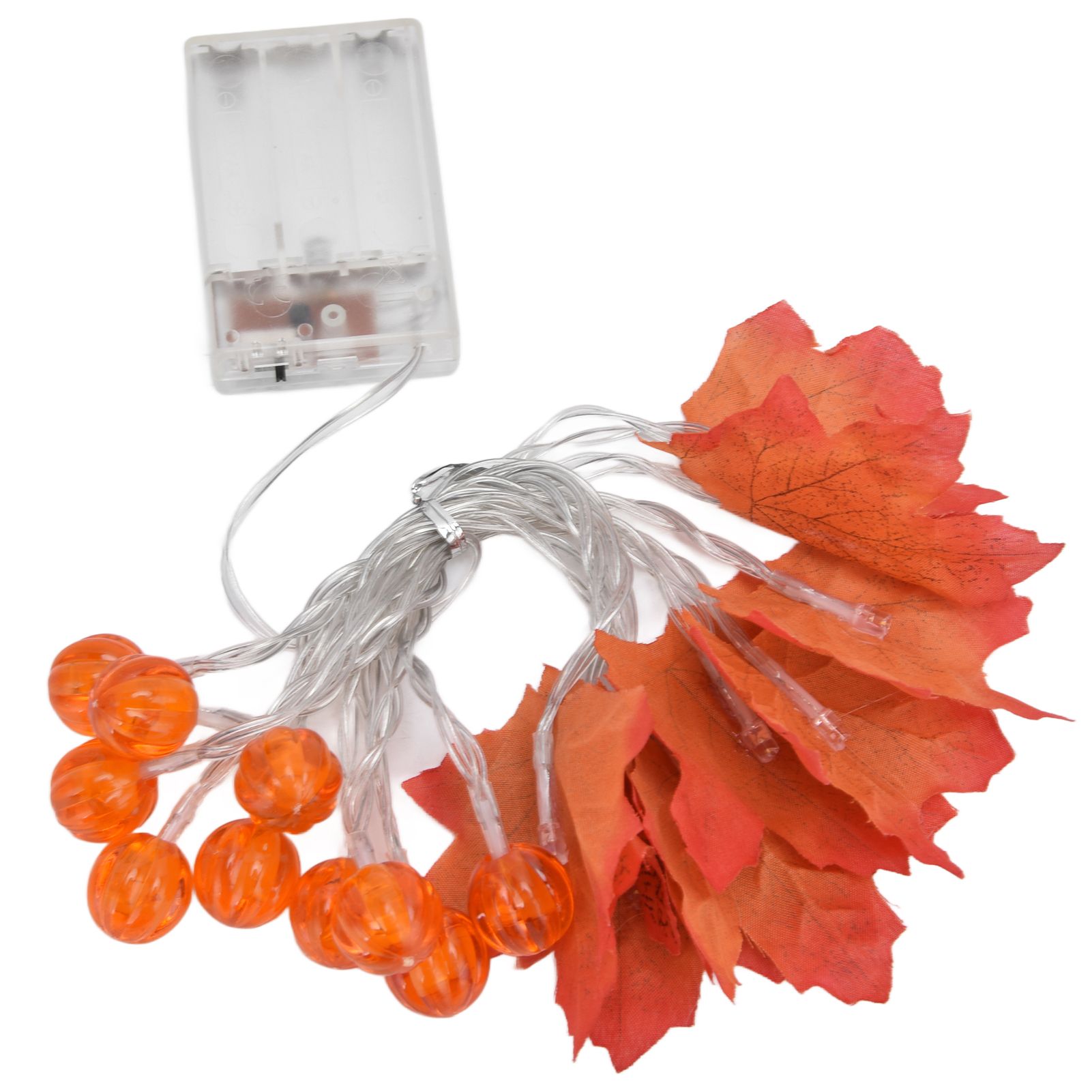 Maple Leaf String Light with Constant Light Flashing Dual Modes Indoor Outdoor Holiday Party Decors(3 m 9.8ft 20LED ) - Image 2
