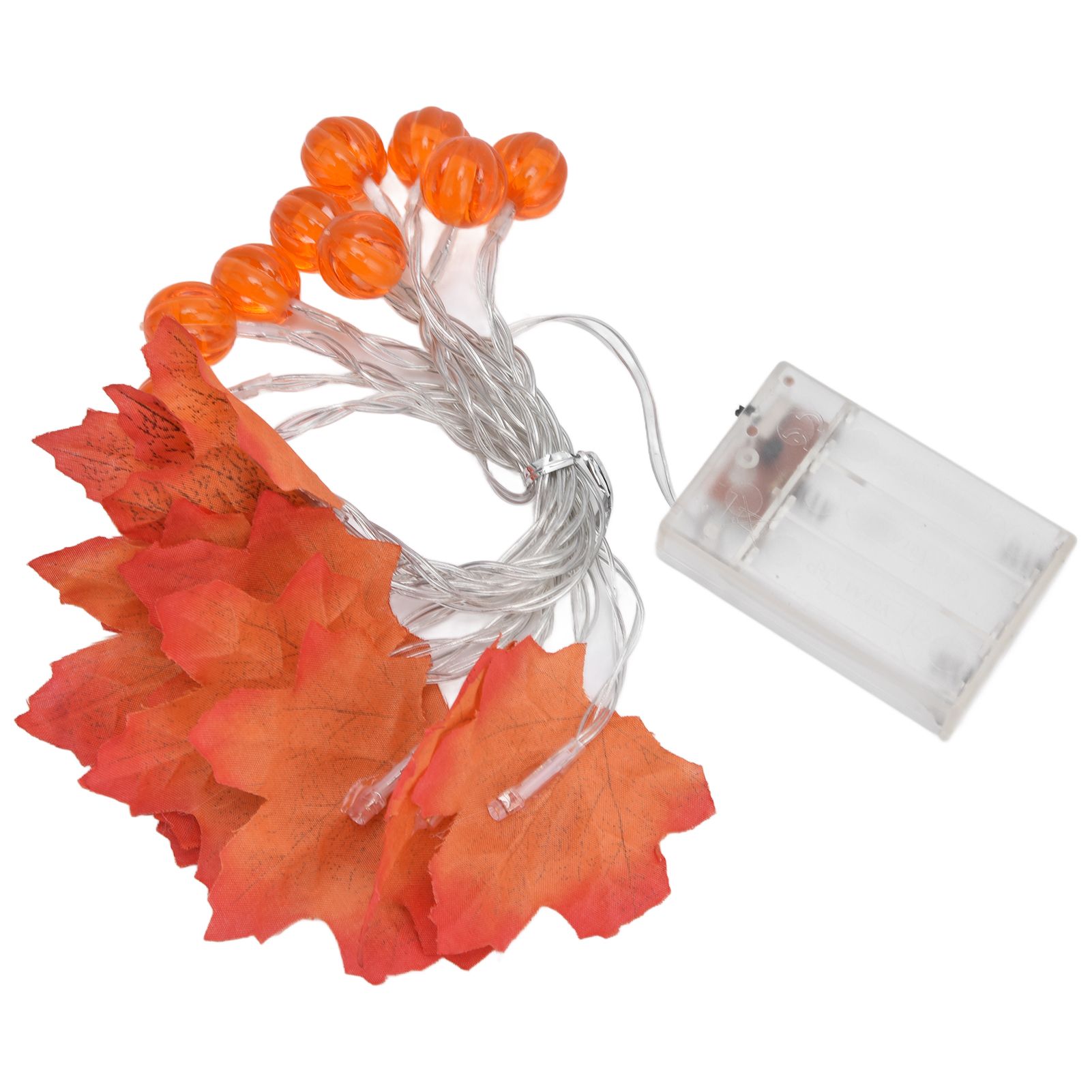 Maple Leaf String Light with Constant Light Flashing Dual Modes Indoor Outdoor Holiday Party Decors(3 m 9.8ft 20LED ) - Image 3