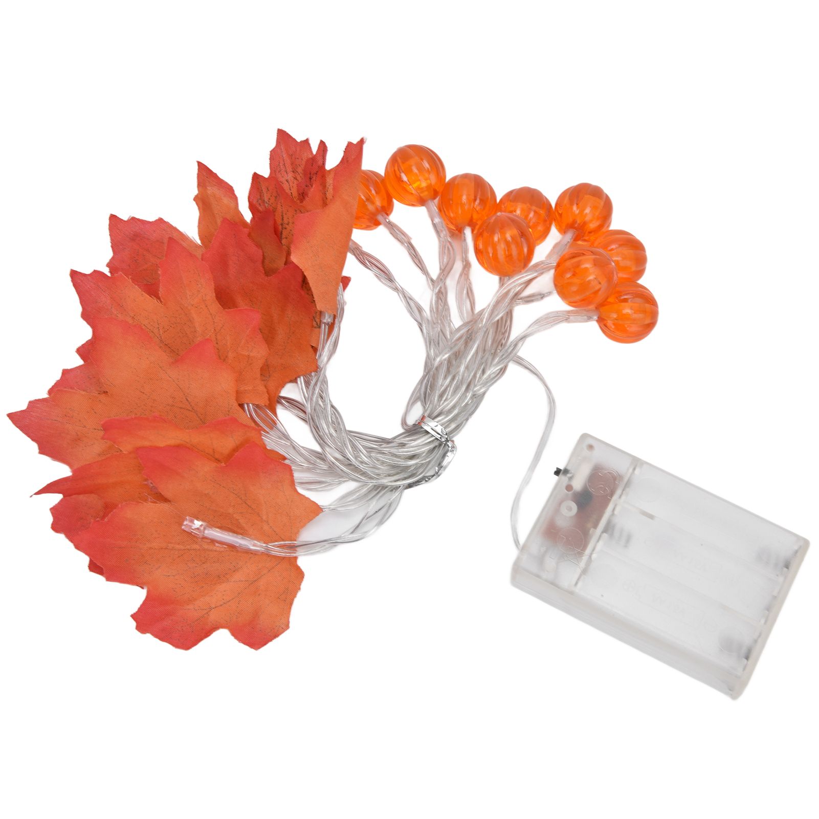 Maple Leaf String Light with Constant Light Flashing Dual Modes Indoor Outdoor Holiday Party Decors(3 m 9.8ft 20LED ) - Image 7