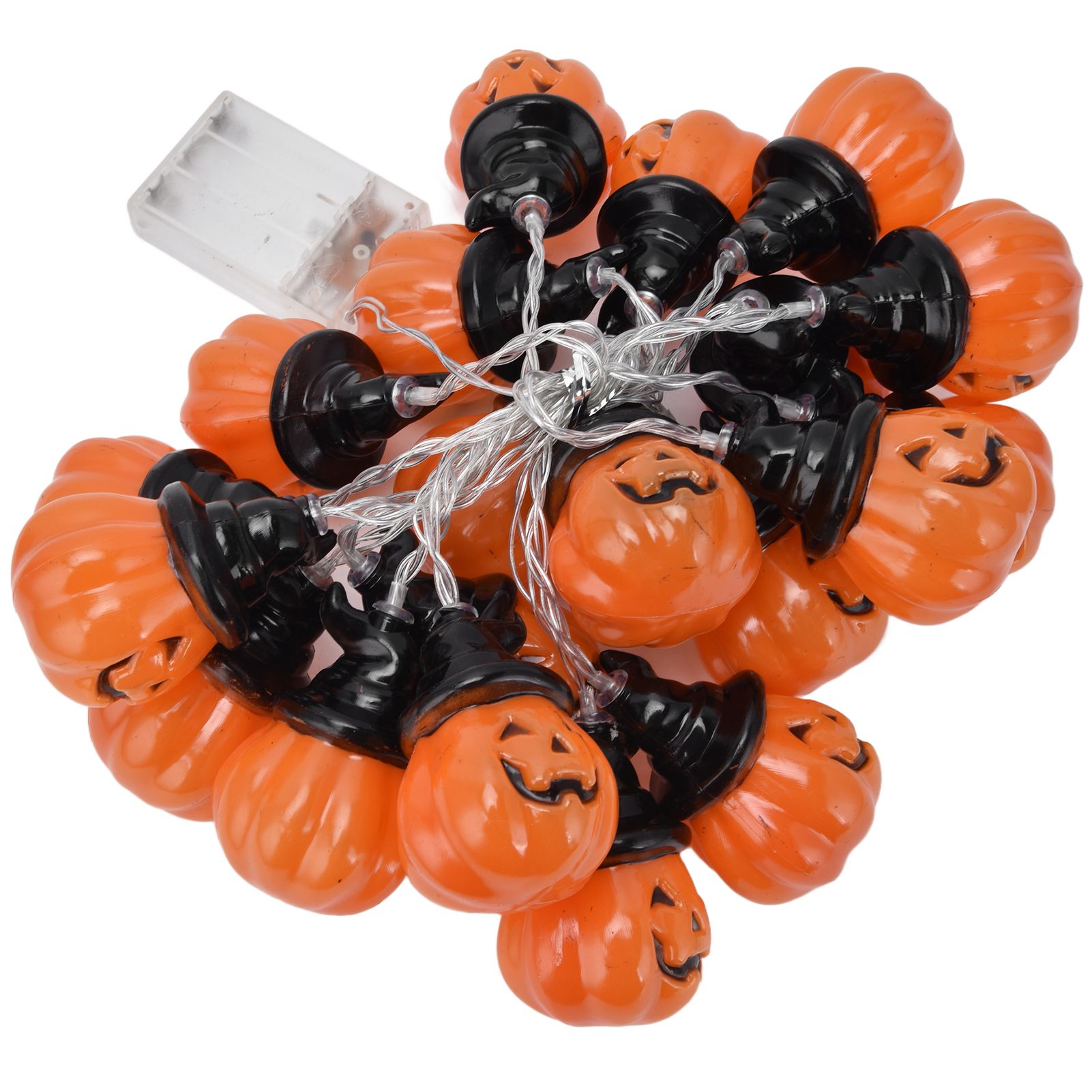 20LED Pumpkin String Light 3 Meters Dual Mode Decorative Light for Festival Home Halloween - Image 8