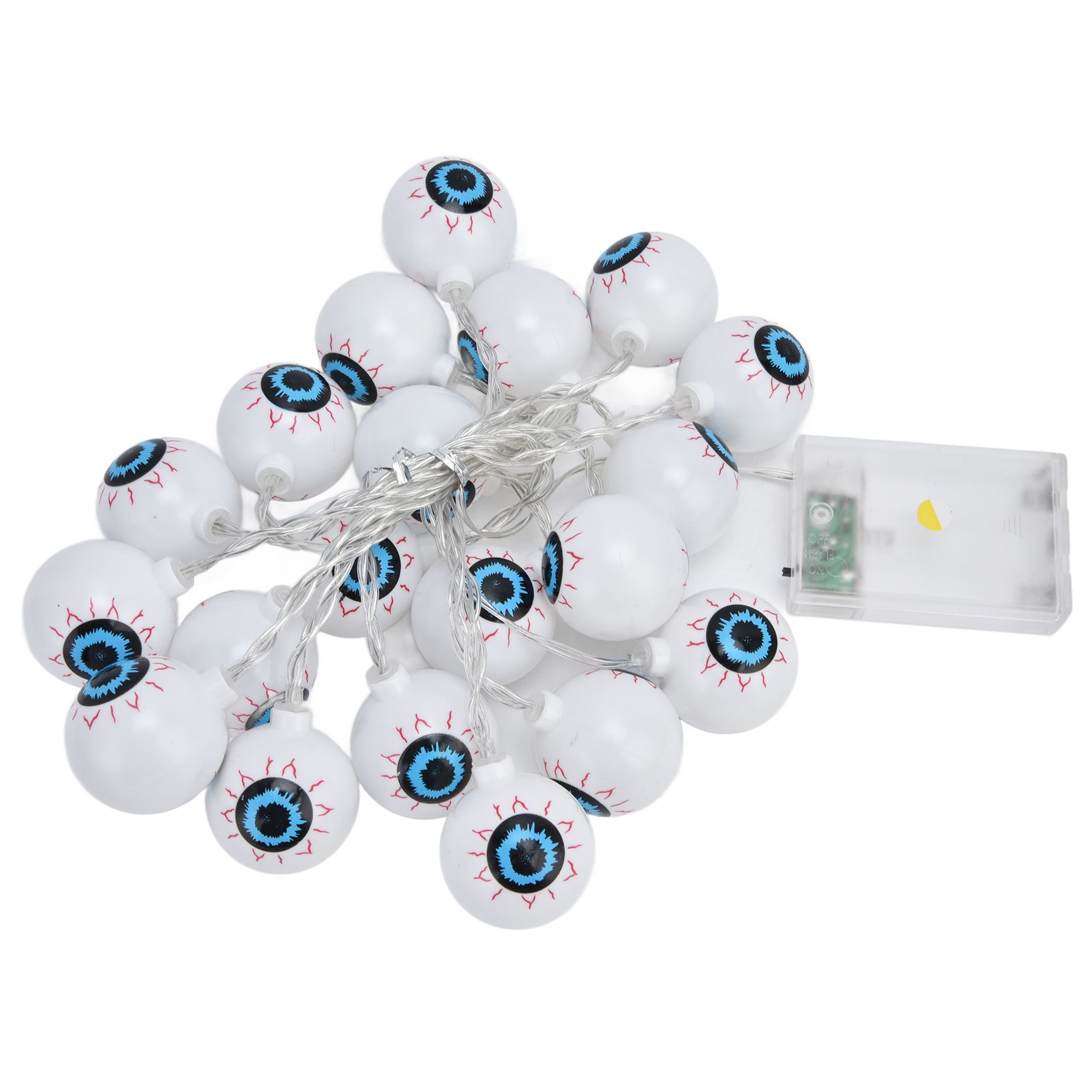 20LED String Light 9.8ft Halloween Ghost Eyeball String Light Bedroom Christmas String Light for Festival Decoration - Image 2