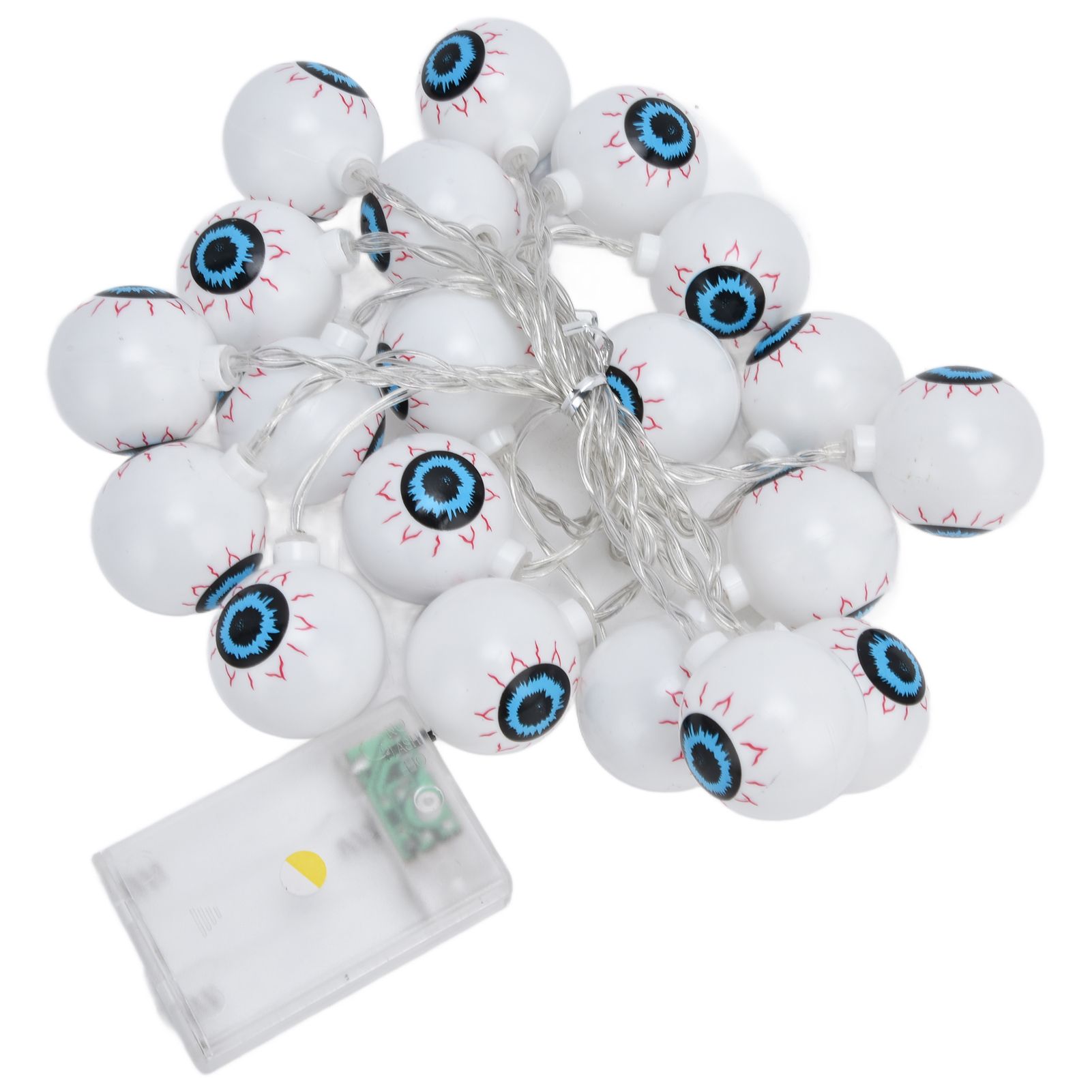 20LED String Light 9.8ft Halloween Ghost Eyeball String Light Bedroom Christmas String Light for Festival Decoration - Image 4