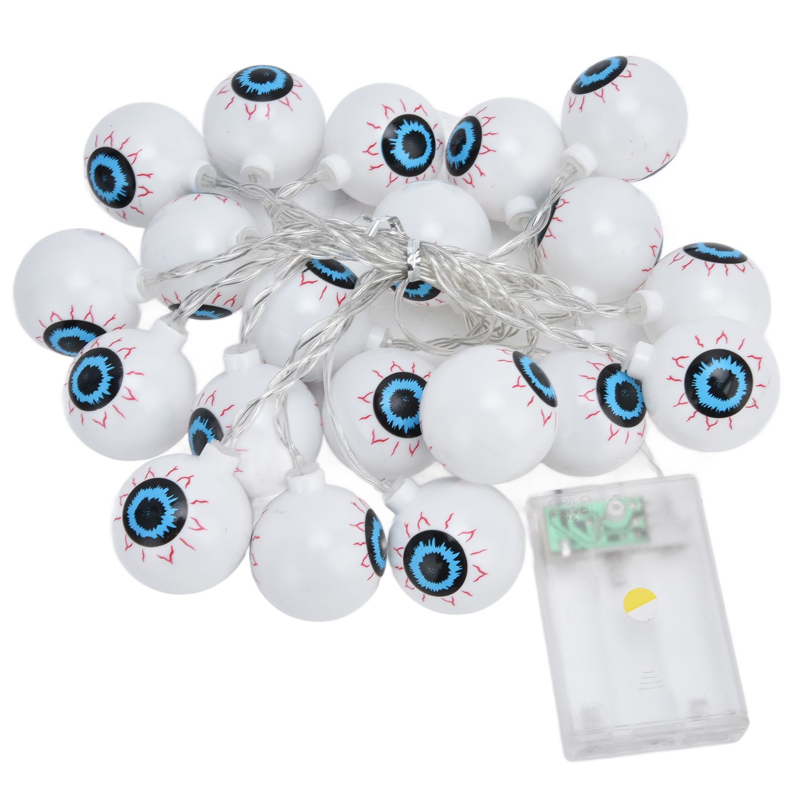 20LED String Light 9.8ft Halloween Ghost Eyeball String Light Bedroom Christmas String Light for Festival Decoration - Image 6