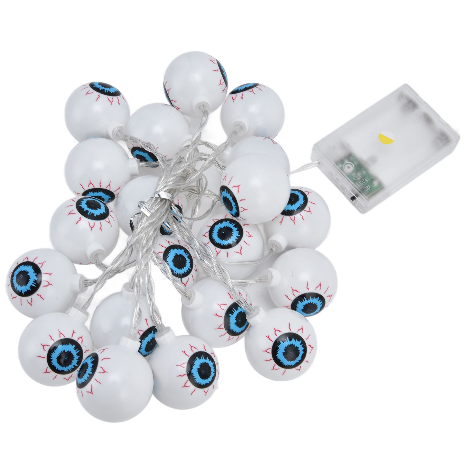 20LED String Light 9.8ft Halloween Ghost Eyeball String Light Bedroom Christmas String Light for Festival Decoration - Image 7