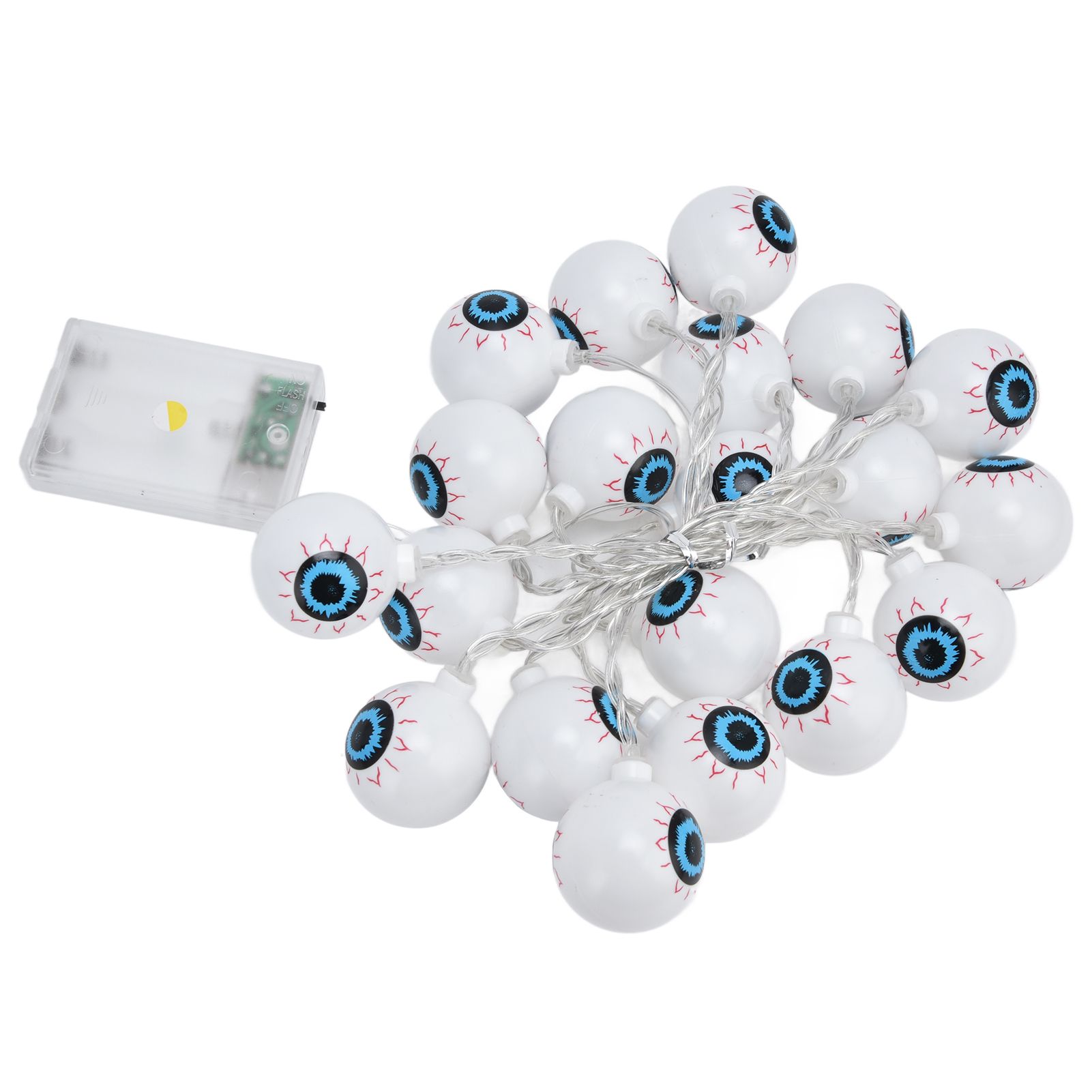 20LED String Light 9.8ft Halloween Ghost Eyeball String Light Bedroom Christmas String Light for Festival Decoration - Image 8