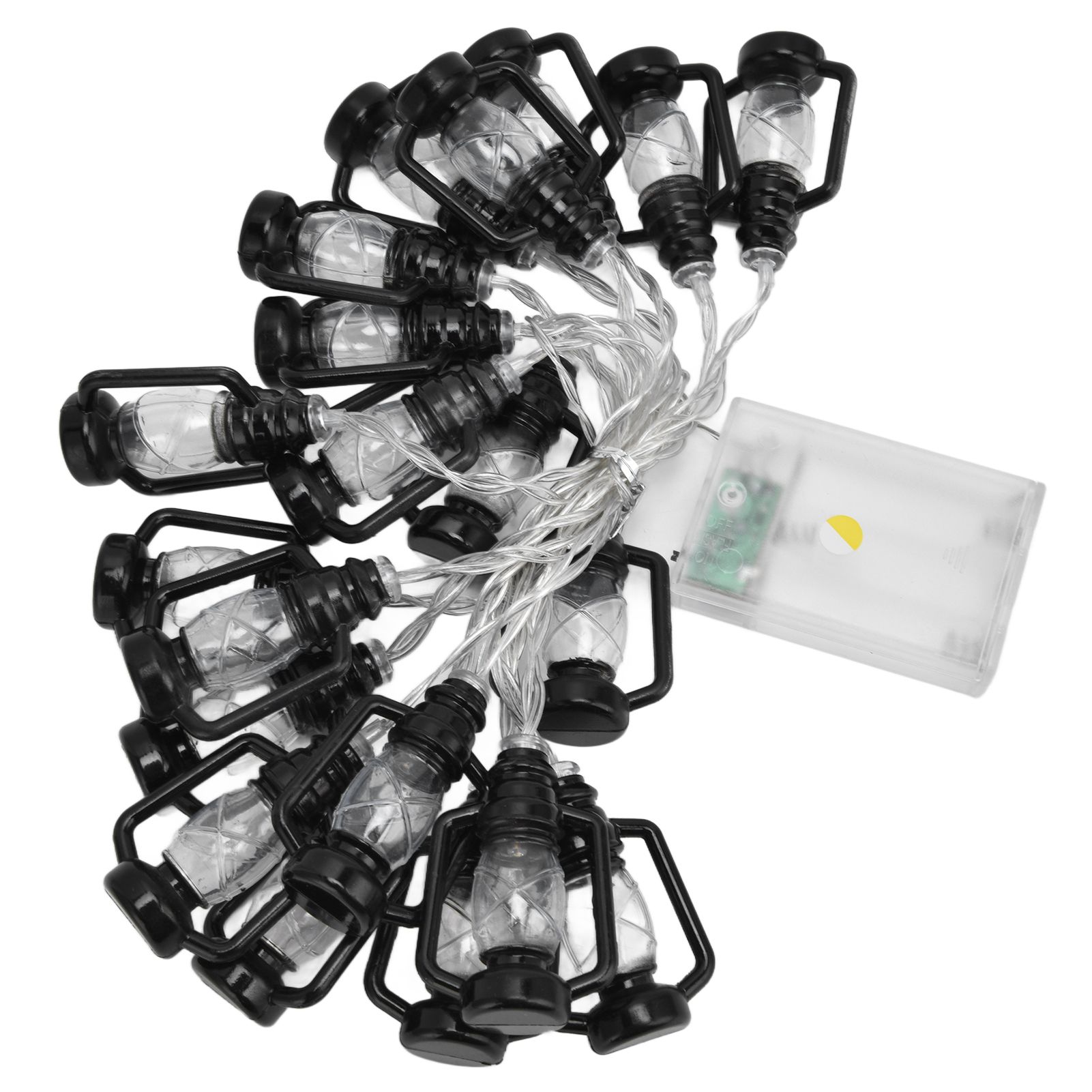 20LED String Light 9.8ft Warm Retro Halloween Kerosene String Light for Garden Home Festival Decoration - Image 2