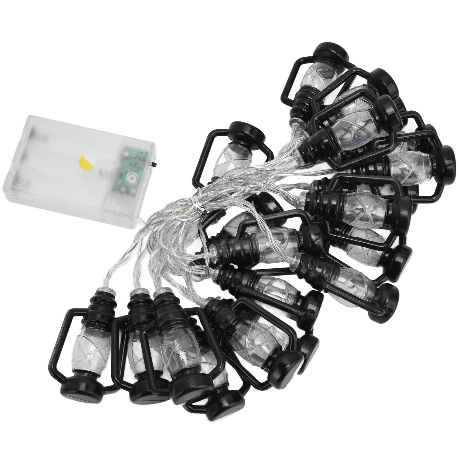 20LED String Light 9.8ft Warm Retro Halloween Kerosene String Light for Garden Home Festival Decoration - Image 3