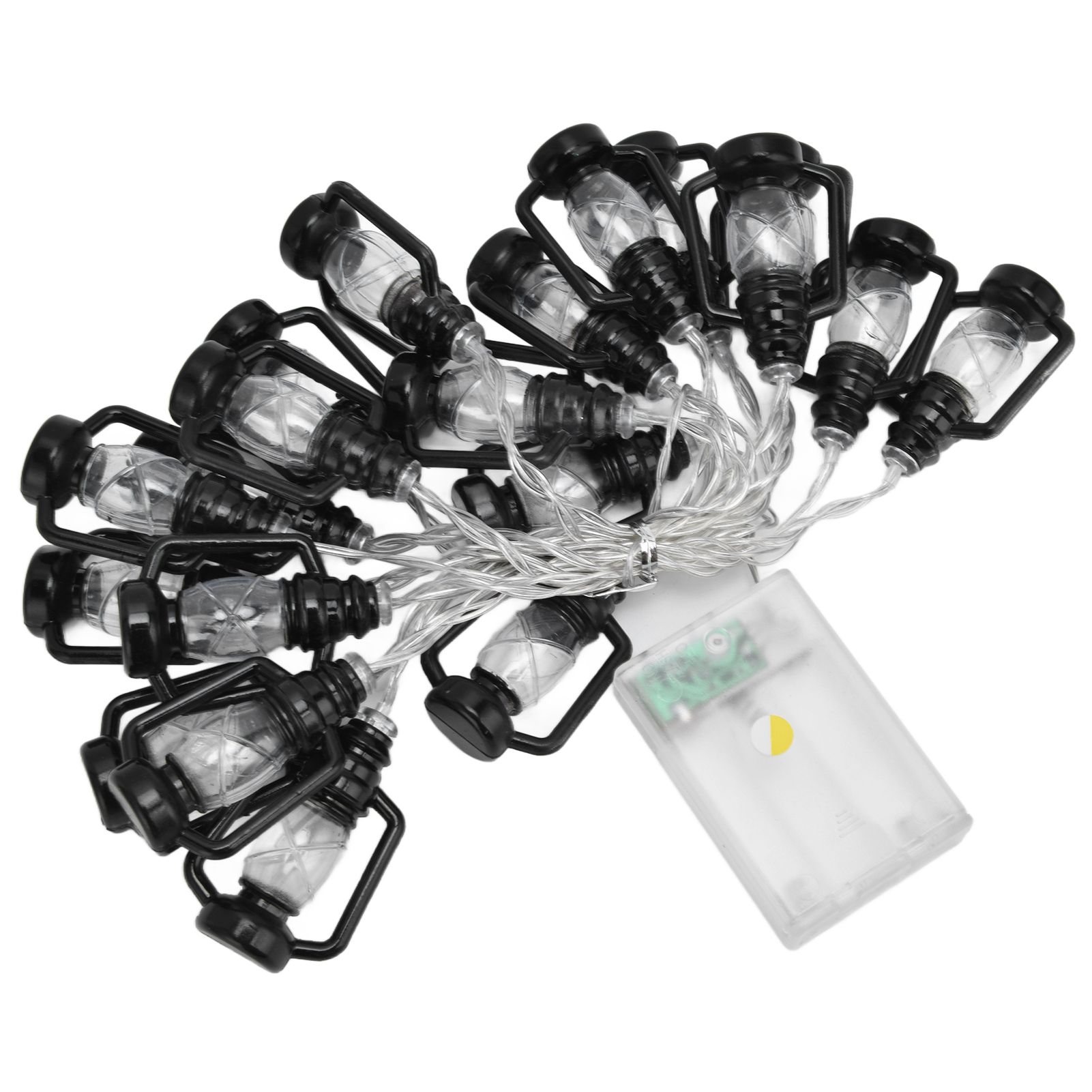 20LED String Light 9.8ft Warm Retro Halloween Kerosene String Light for Garden Home Festival Decoration - Image 7