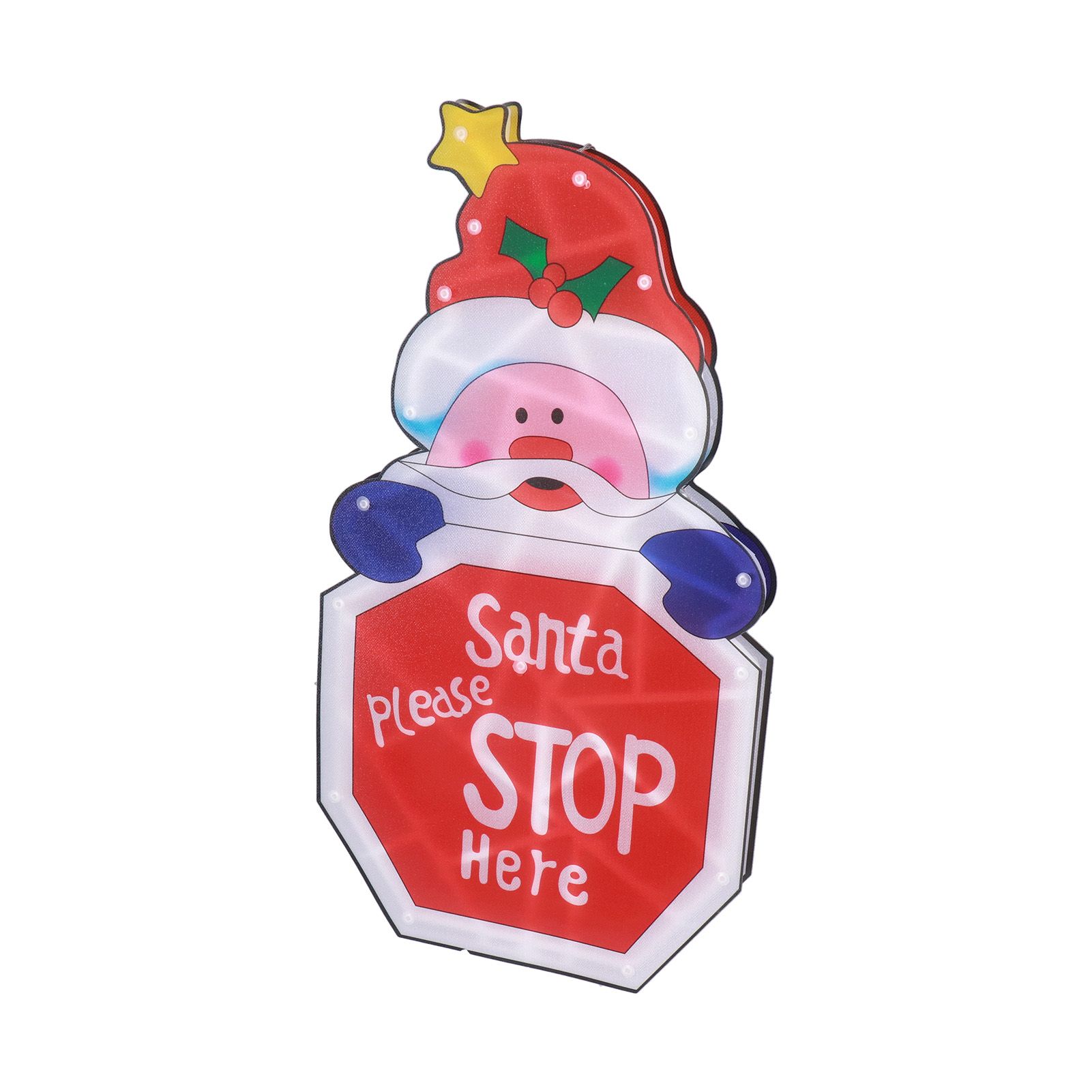 LED Christmas Decoration Light Santa Claus Lighted Window Decoration Battery Powered with Suction Cup for Christmas Decoration - Image 5
