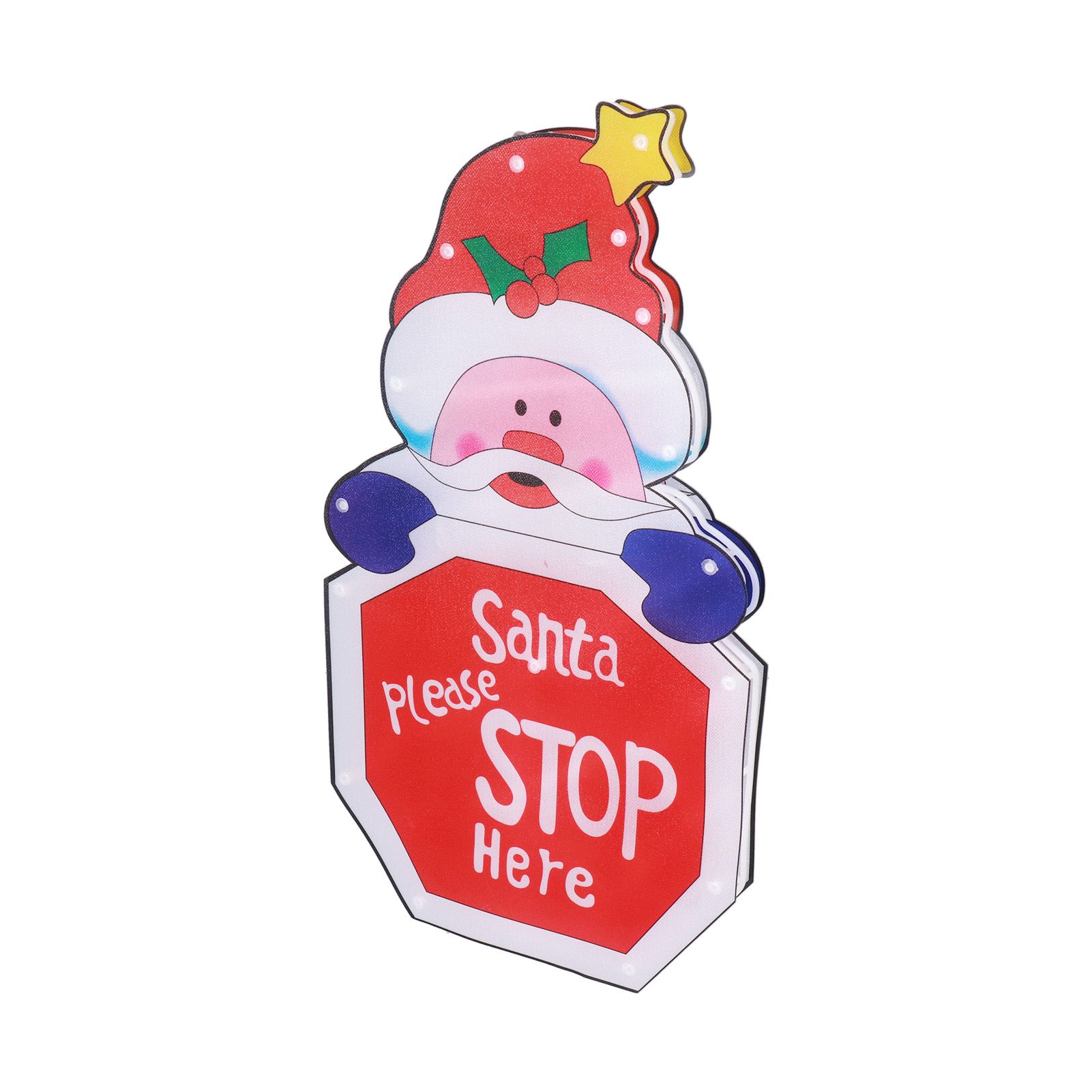 LED Christmas Decoration Light Santa Claus Lighted Window Decoration Battery Powered with Suction Cup for Christmas Decoration - Image 8