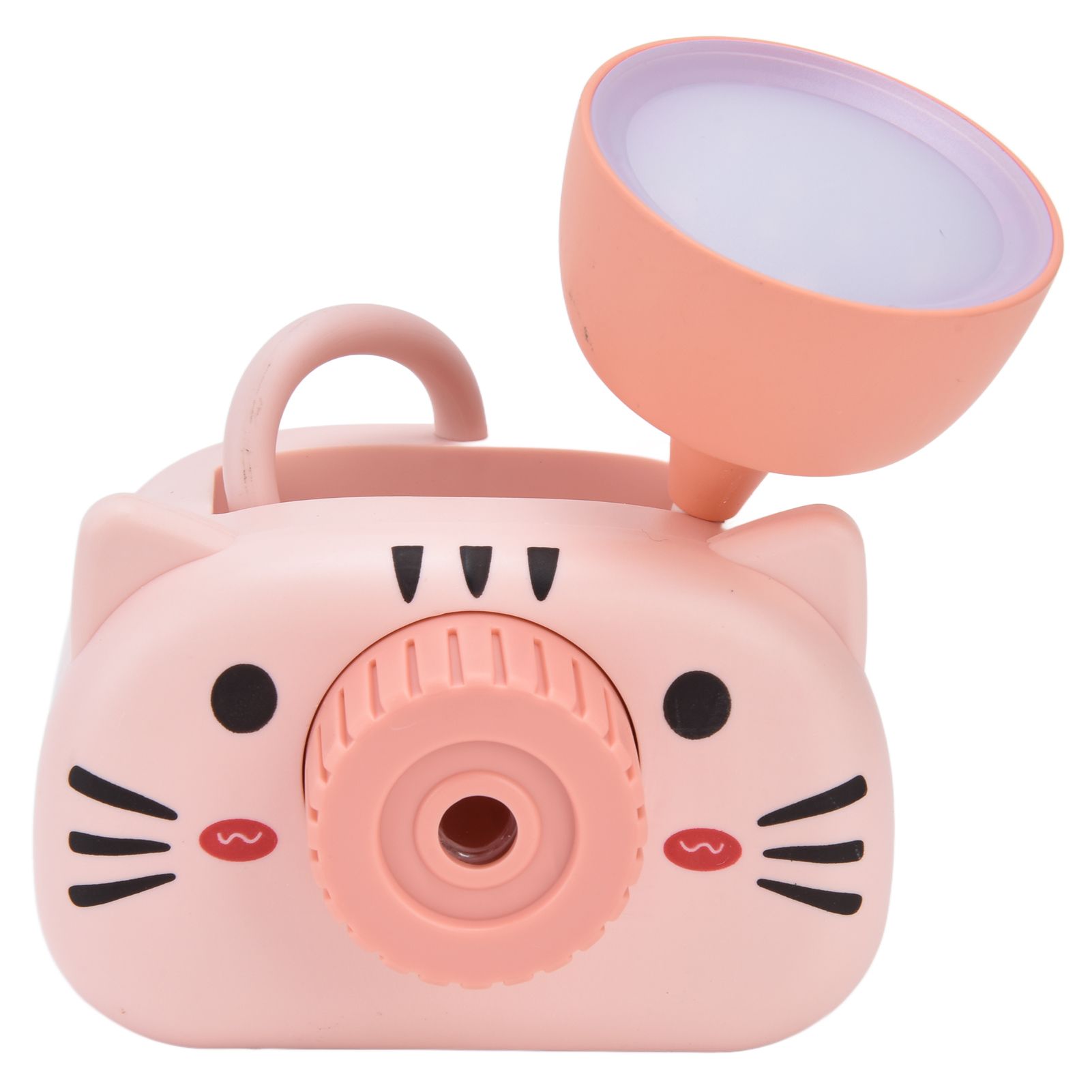 LED Table Lamp Folding Eye Protection Reading Light with Pen Holder Pencil Sharpener USB ChargingPink - Image 5