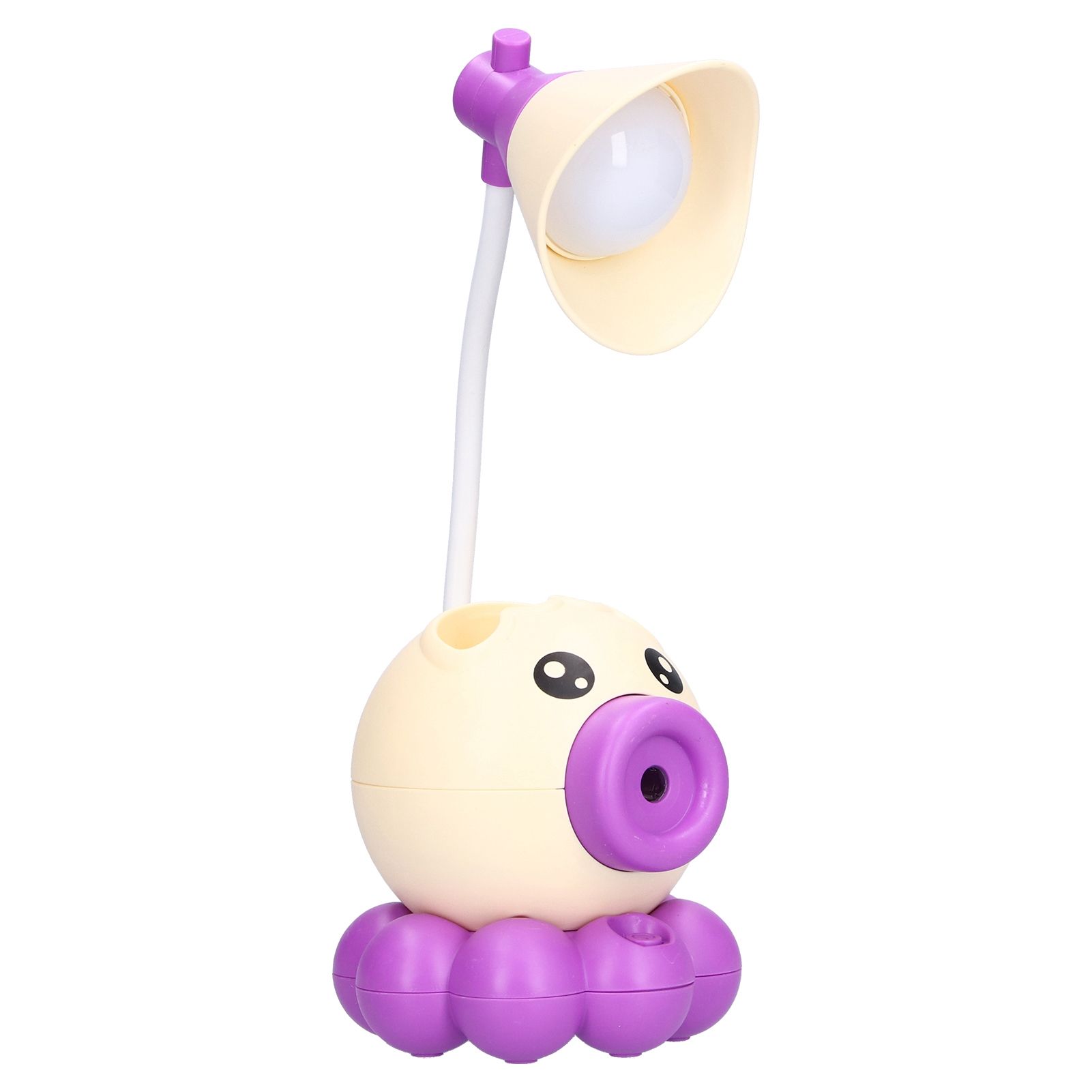 LED Desk Lamp Octopus Shaped Foldable Multifunctional Warm White Light USB Charging Cute Desk LampYellow - Image 2