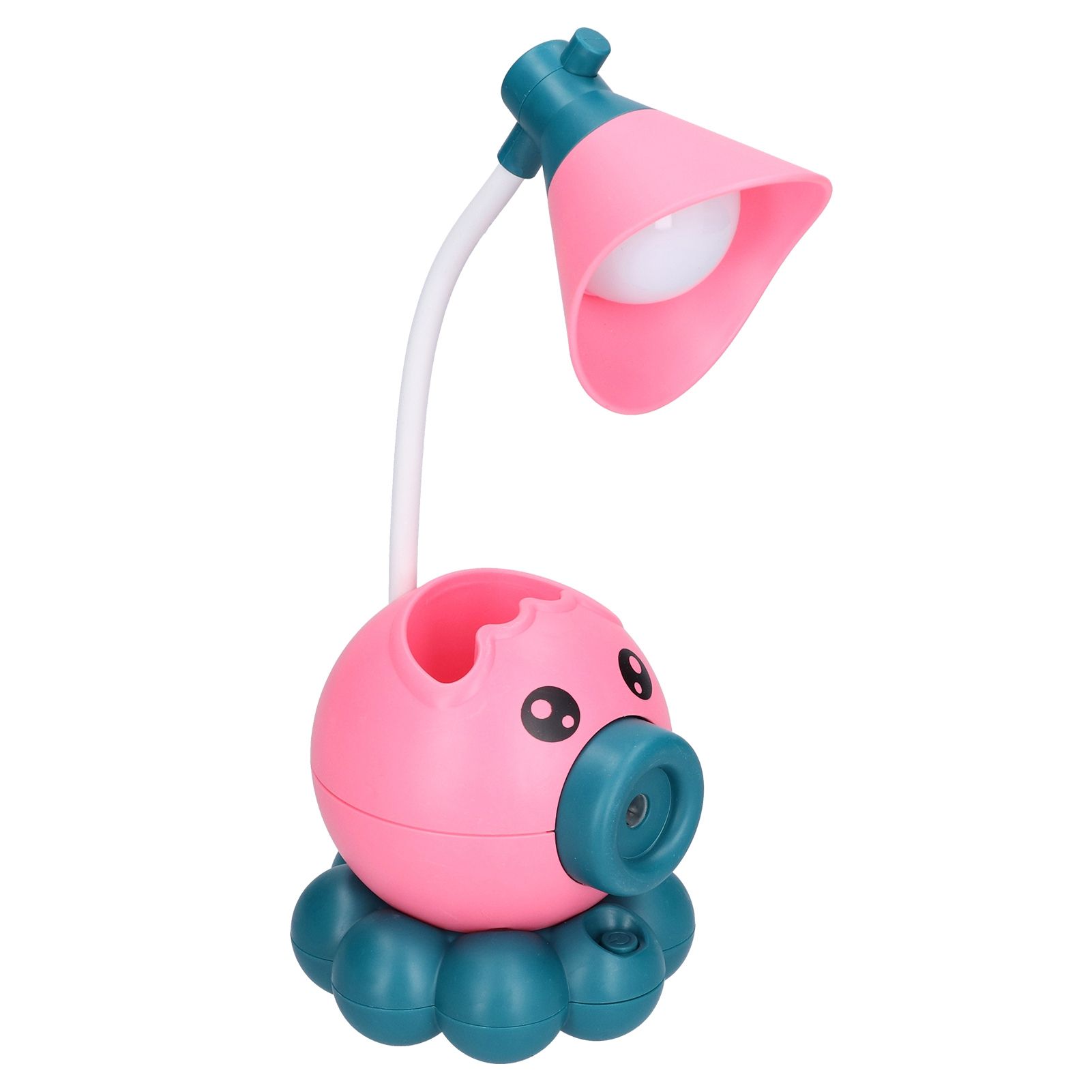 LED Desk Lamp Octopus Shaped Foldable Multifunctional Warm White Light USB Charging Cute Desk LampPink - Image 7
