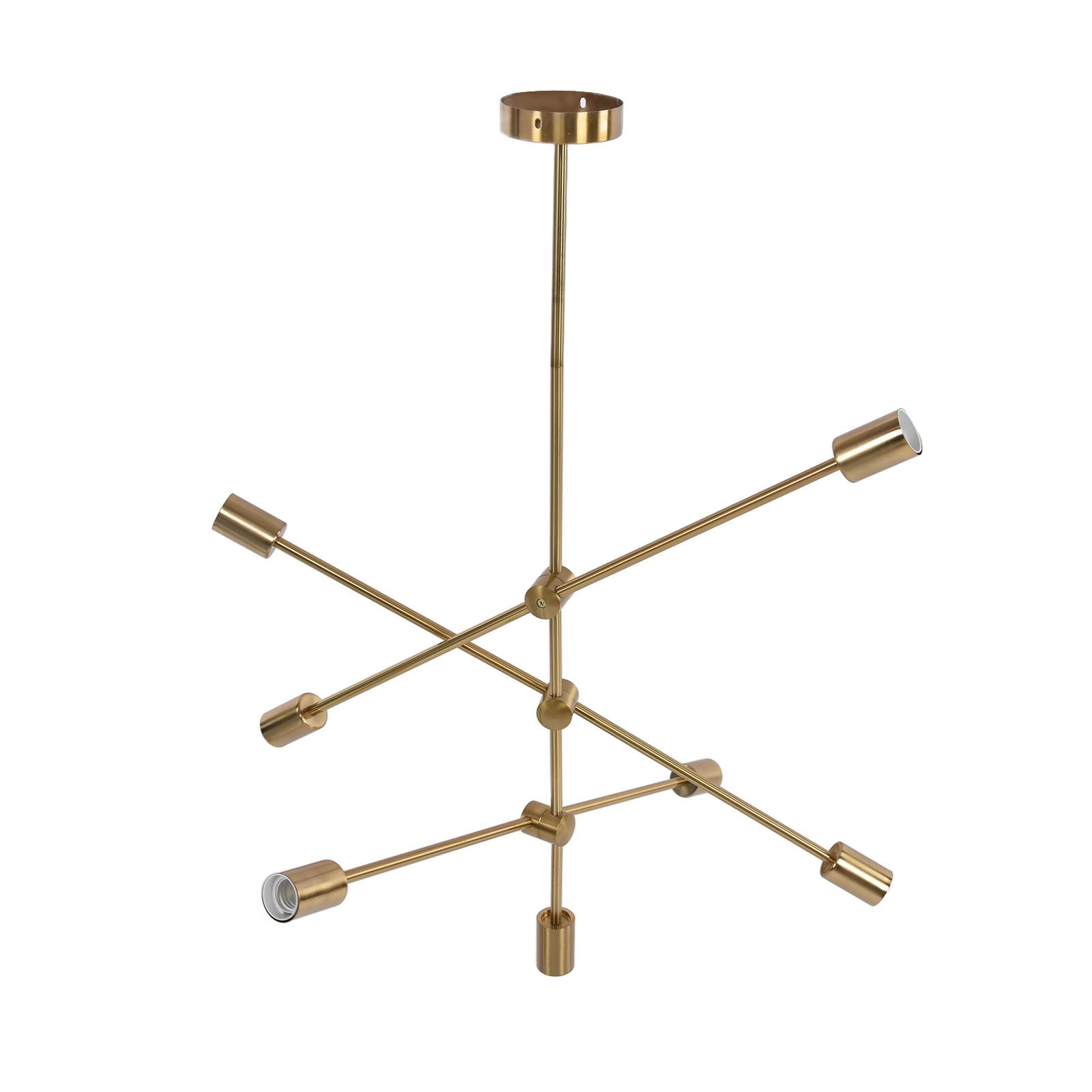 Pendant Light 6 Lights Geometric Style Unique Design Stable Firm Highly Durable Hanging Light Fixtures 110‑220V - Image 6