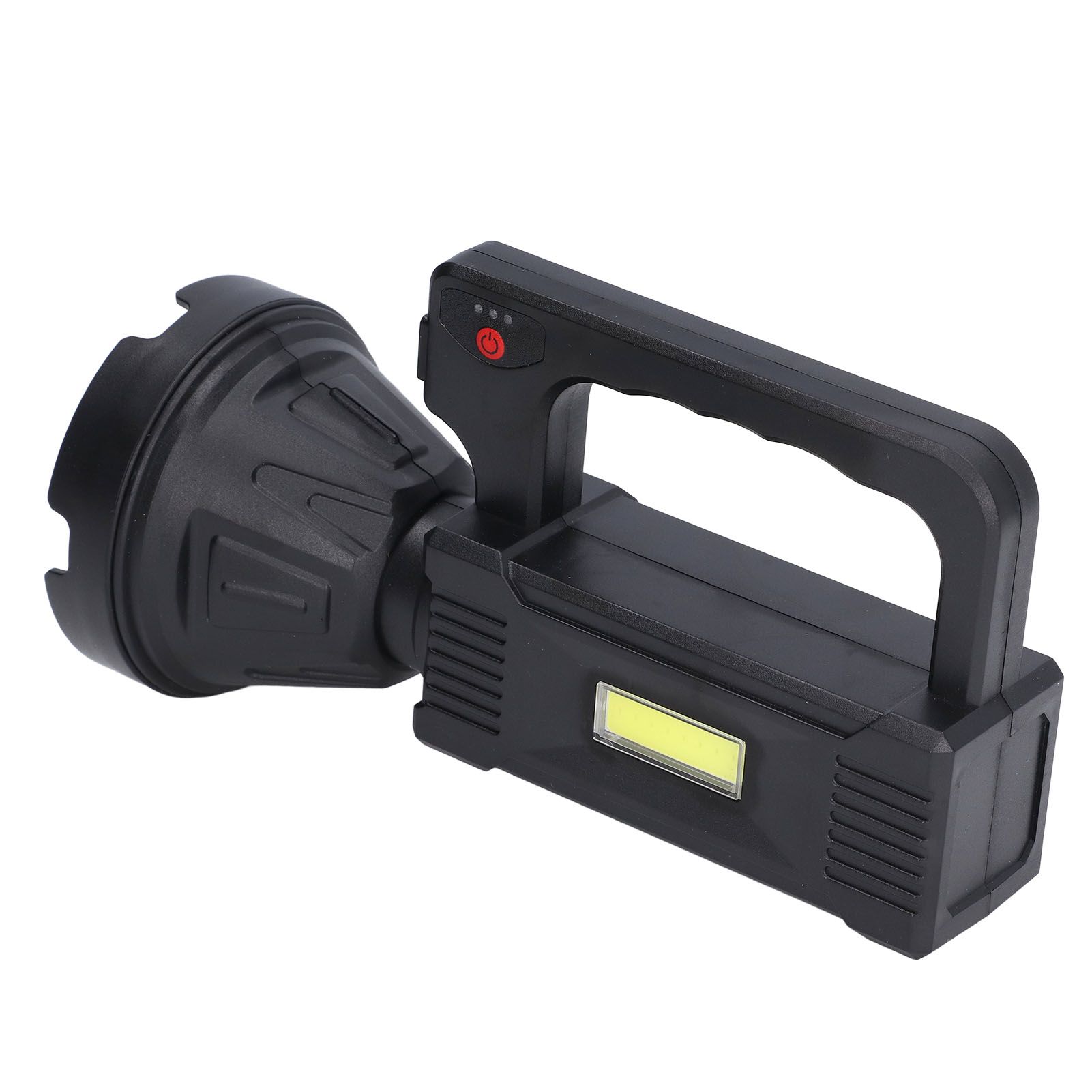 Spotlight Flashlight USB Charging Dual Light Source Smart Battery Display Multi Speed Mode Flash Light - Image 6