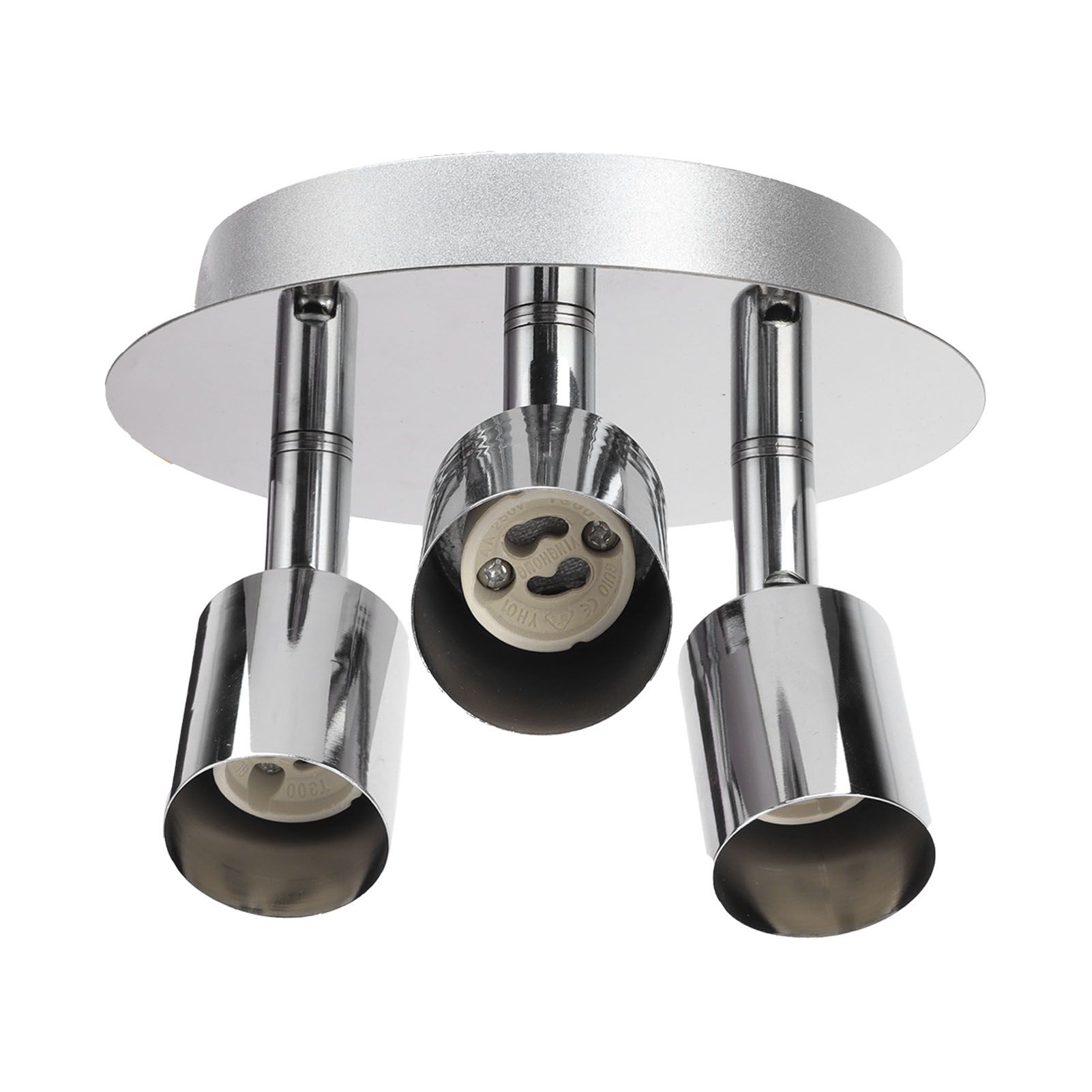 Lamp Holder 3 Head Circle Shape Modern Simple GU10 Base Flexible Rotation Light Holder for Bedroom 85‑265V - Image 6