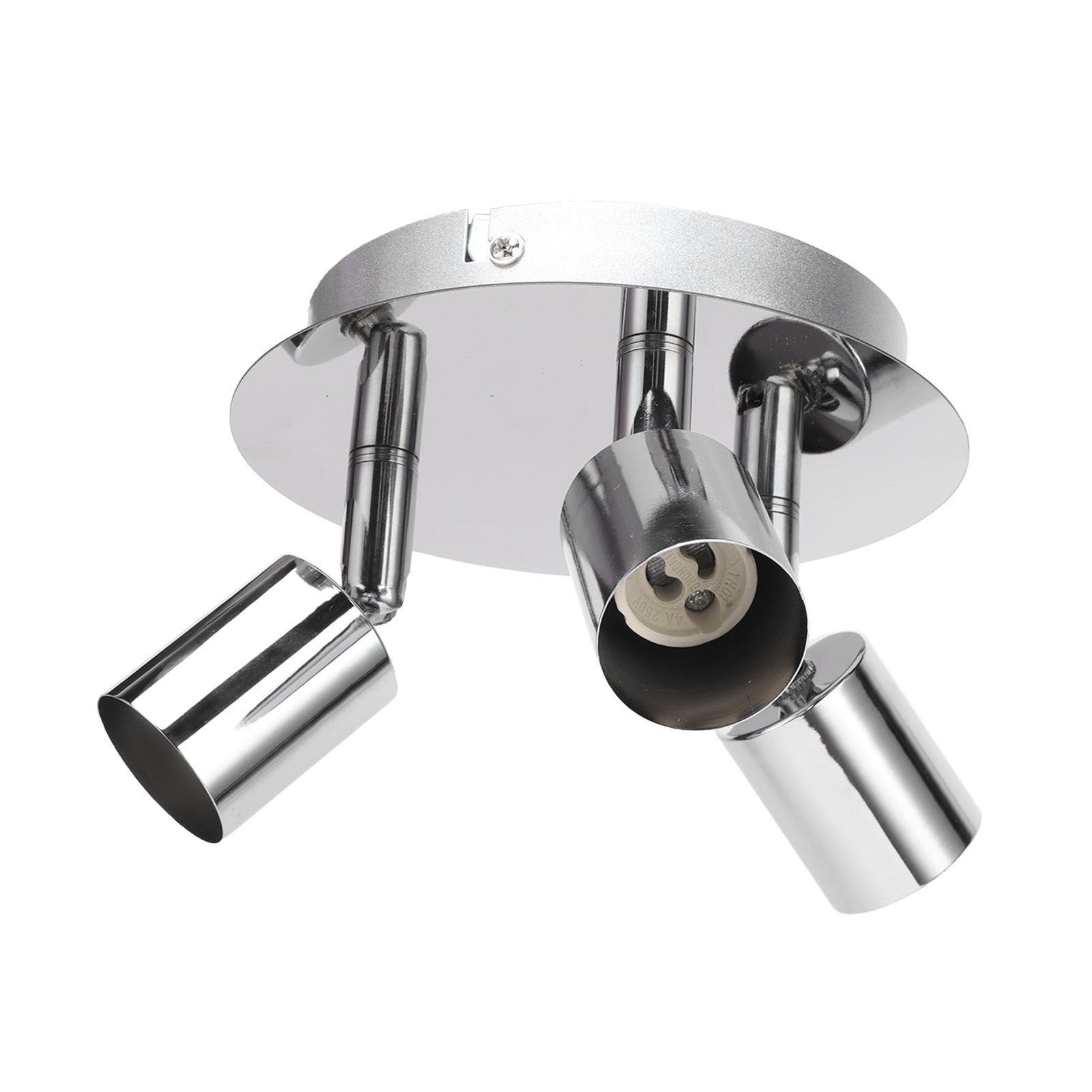 Lamp Holder 3 Head Circle Shape Modern Simple GU10 Base Flexible Rotation Light Holder for Bedroom 85‑265V - Image 8