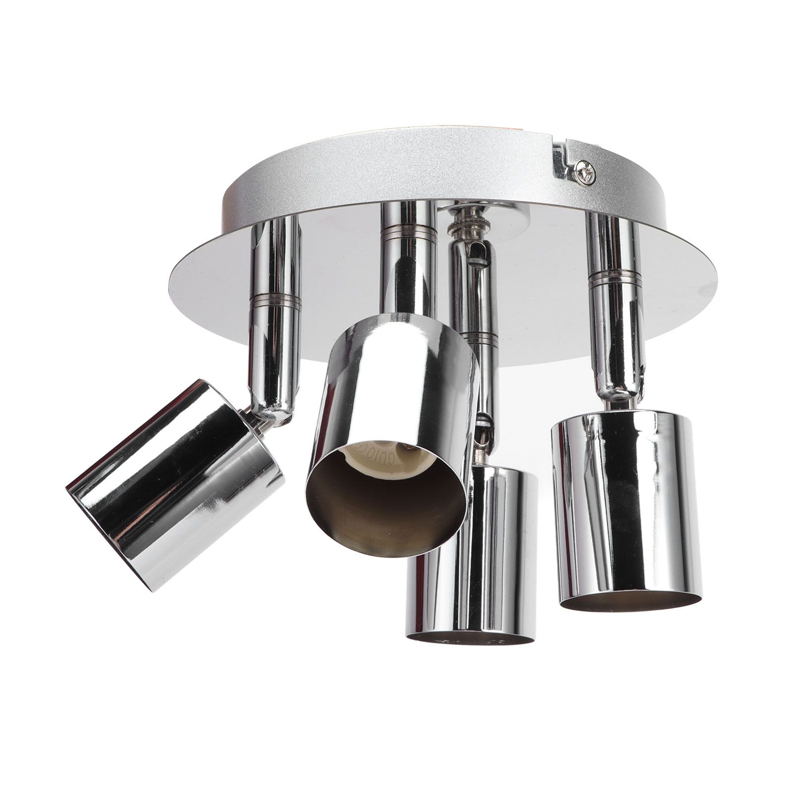 GU10 Lamp Holder 4 Head Ceiling Light Base Adjustable Lamp Holder for Bedroom Kitchen 85‑265V - Image 2