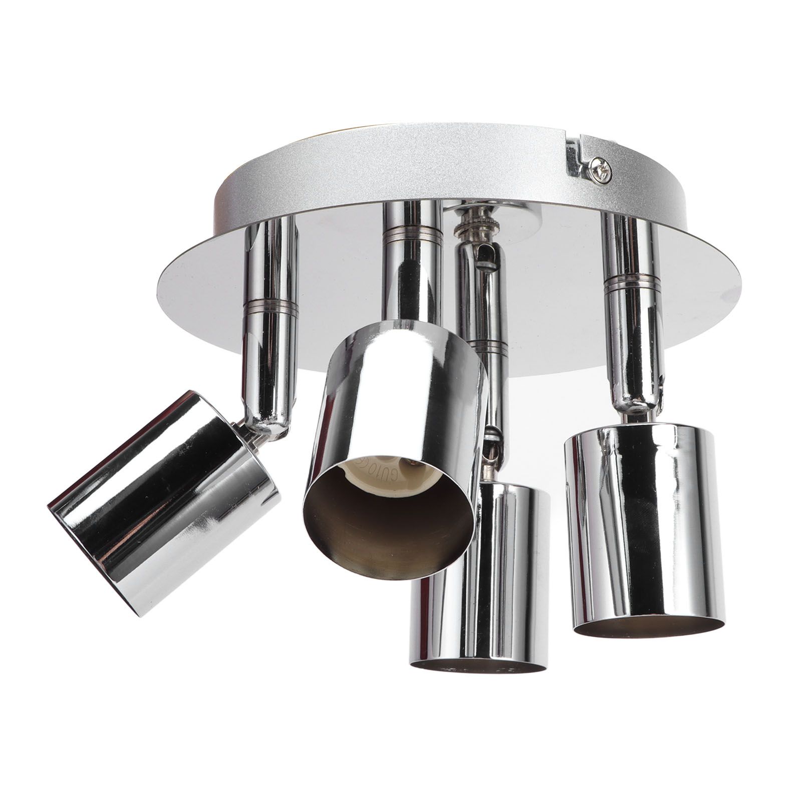 GU10 Lamp Holder 4 Head Ceiling Light Base Adjustable Lamp Holder for Bedroom Kitchen 85‑265V - Image 6