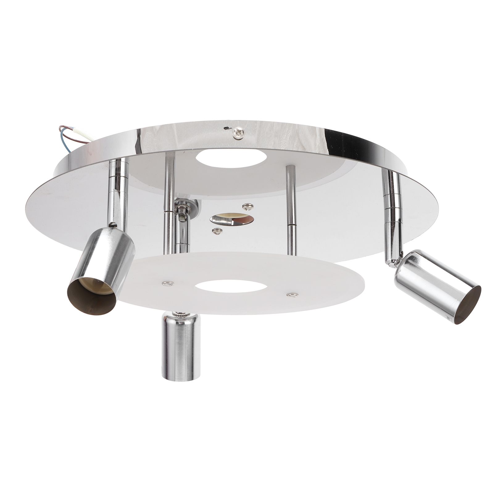 GU10 Household Ceiling Lamp 3 Heads Round Ceiling Lamp Modern Ceiling Light for Bedroom Living Room 85‑265V - Image 5