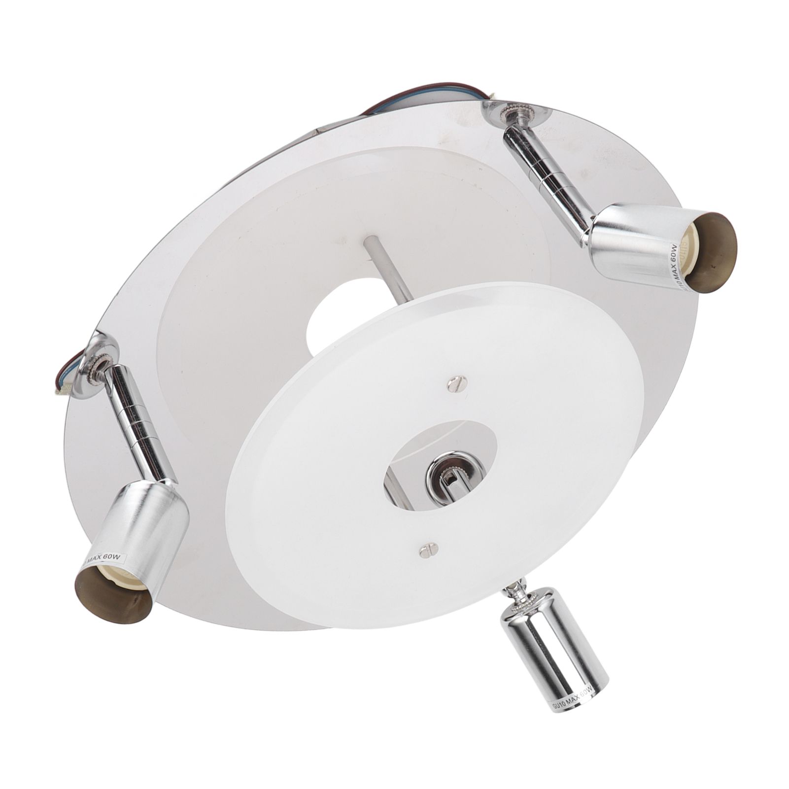GU10 Household Ceiling Lamp 3 Heads Round Ceiling Lamp Modern Ceiling Light for Bedroom Living Room 85‑265V - Image 6