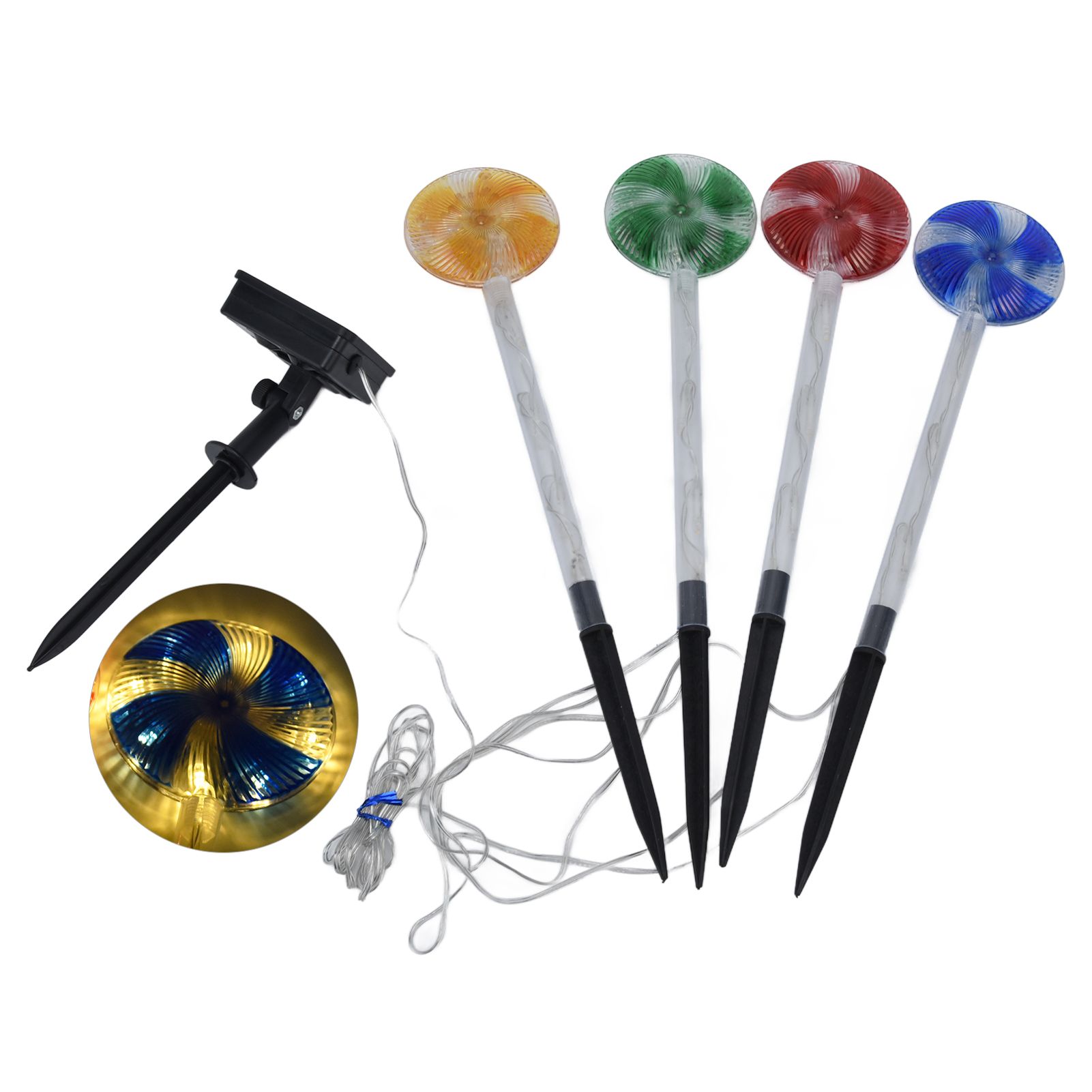 Candy Christmas Pathway Lights IP44 Waterproof LED Lighted Pathway Markers for Christmas Decor - Image 5