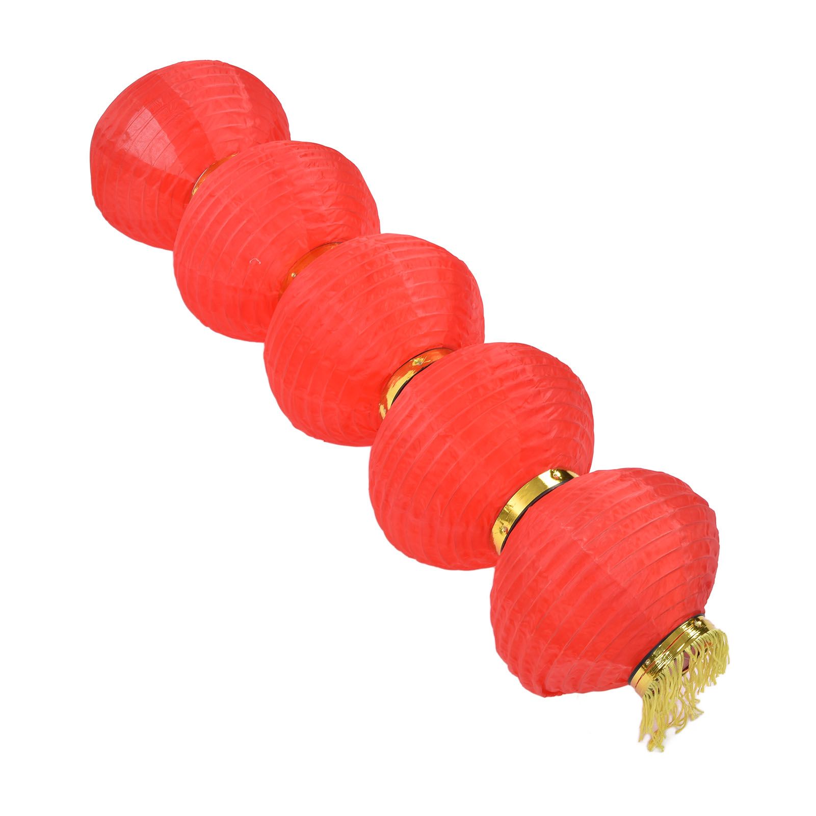10in 5 Strings LED Solar Lantern Outdoor Waterproof Chinese Decorative Cloth Lantern Lamp - Image 5