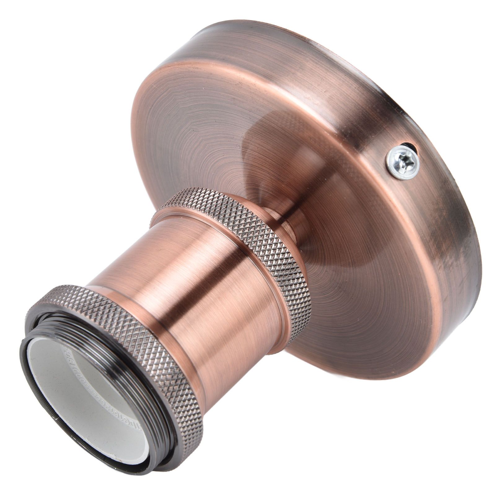 Vintage E26 E27 Lamp Socket Ceiling Lamp Holder with Accessories for Kitchen Bedroom Living Room 100‑240VAntique Red - Image 5