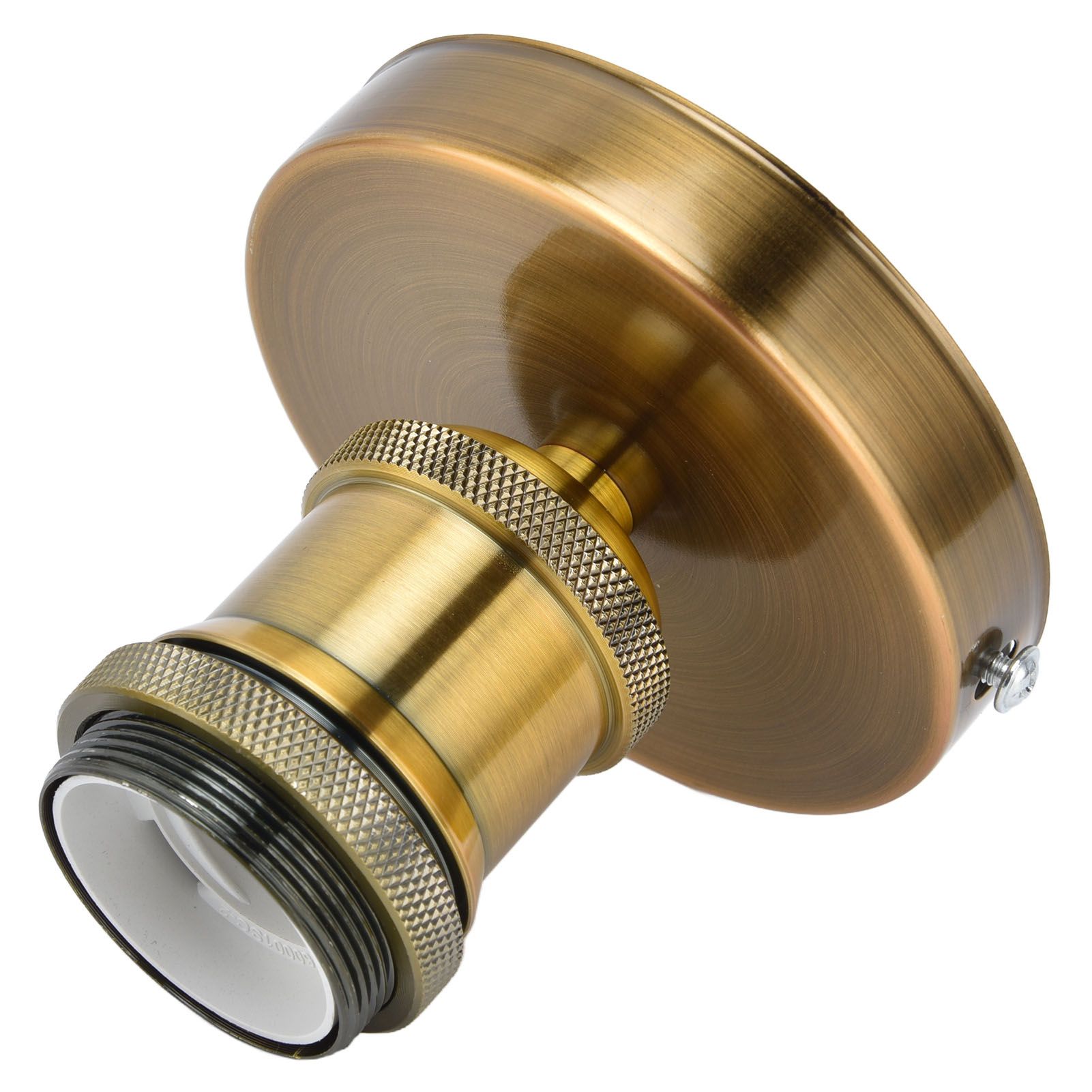 Vintage E26 E27 Lamp Socket Ceiling Lamp Holder with Accessories for Kitchen Bedroom Living Room 100‑240VAntique Gold - Image 5